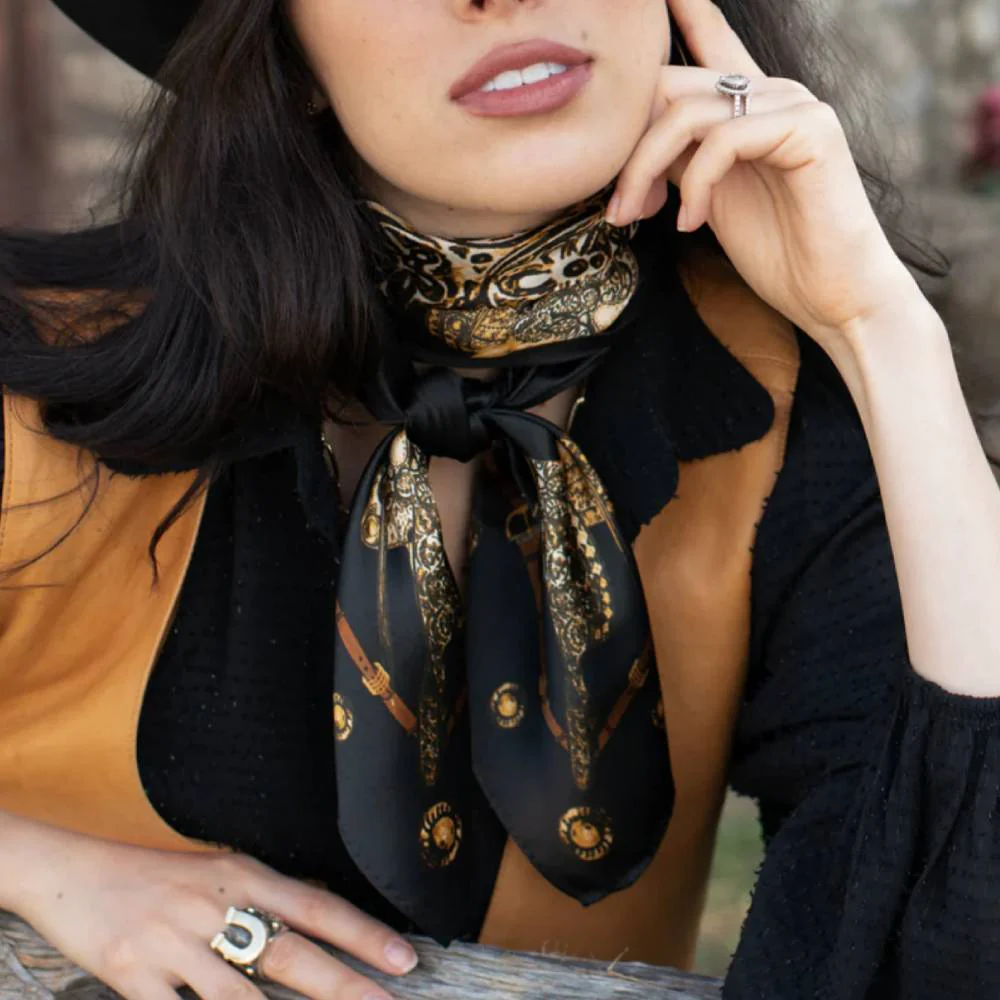 Fringe Scarves "Saddle Up" Long Wild Rag - Image 2