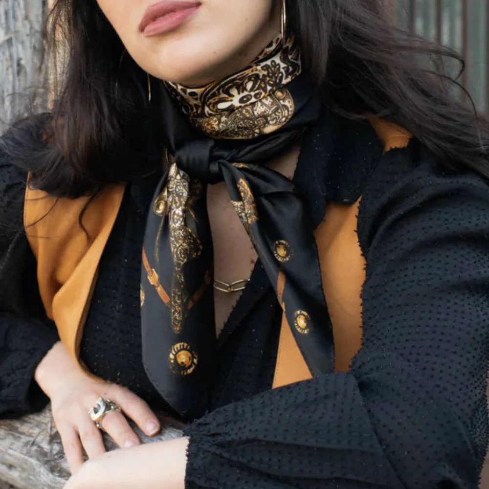 Fringe Scarves "Saddle Up" Long Wild Rag - Image 5