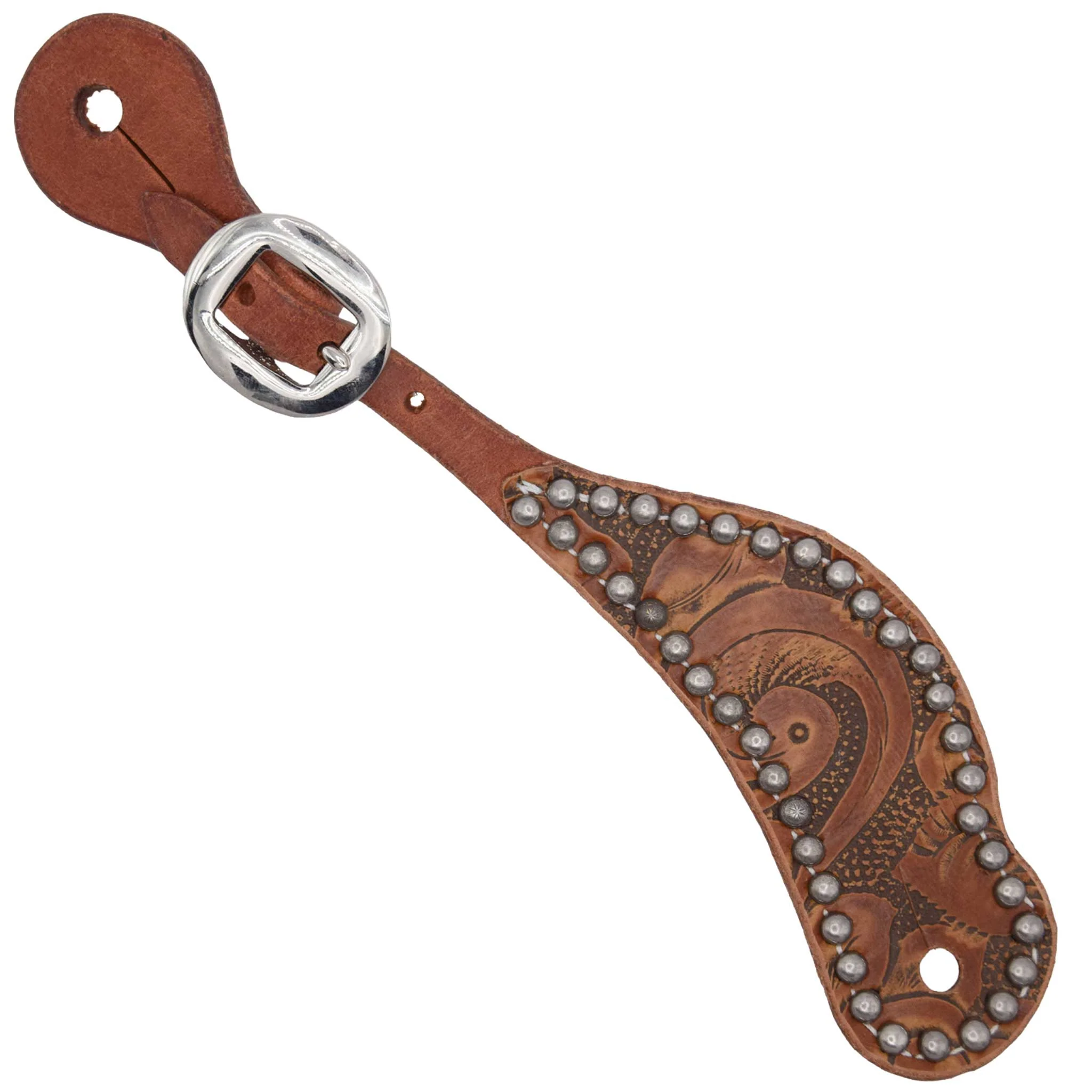 Teskey's Floral Spur Straps - Image 2