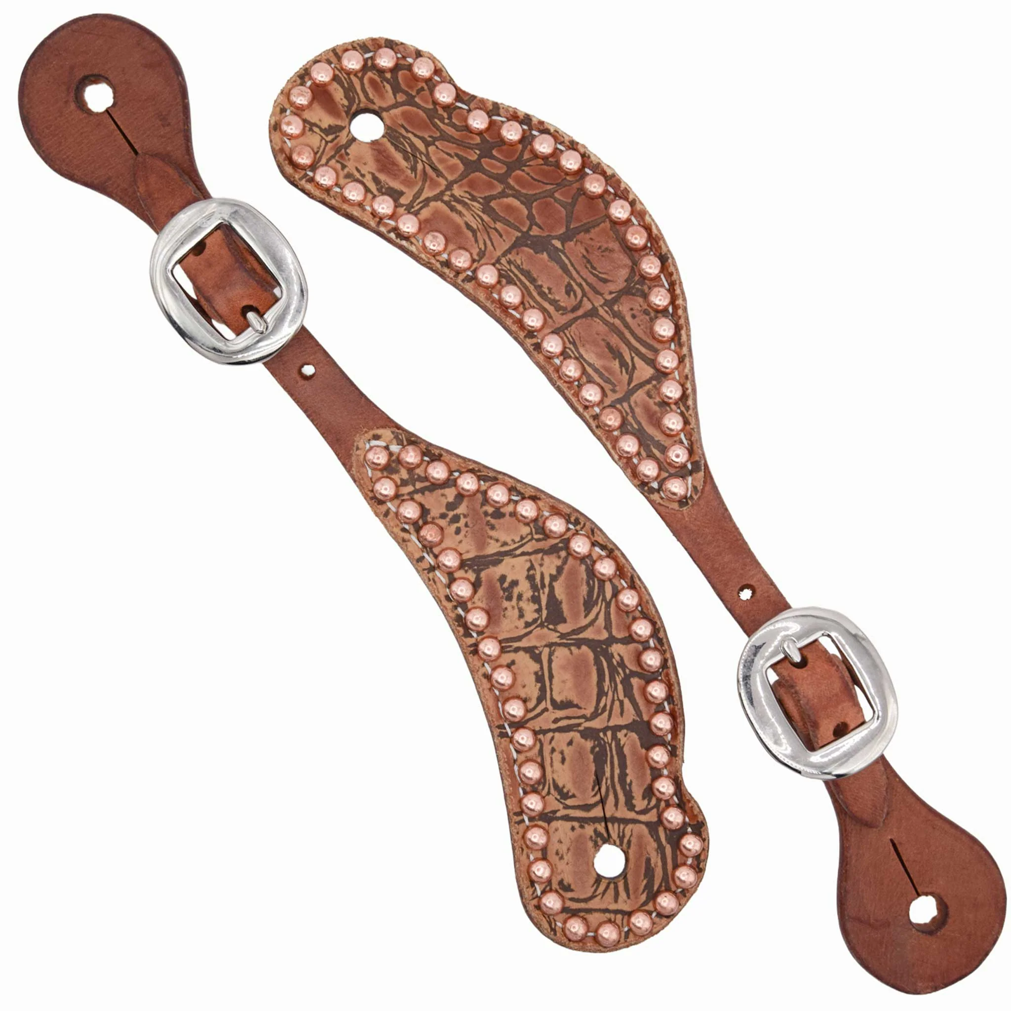 Teskey's Gator Print Spur Straps - Image 3