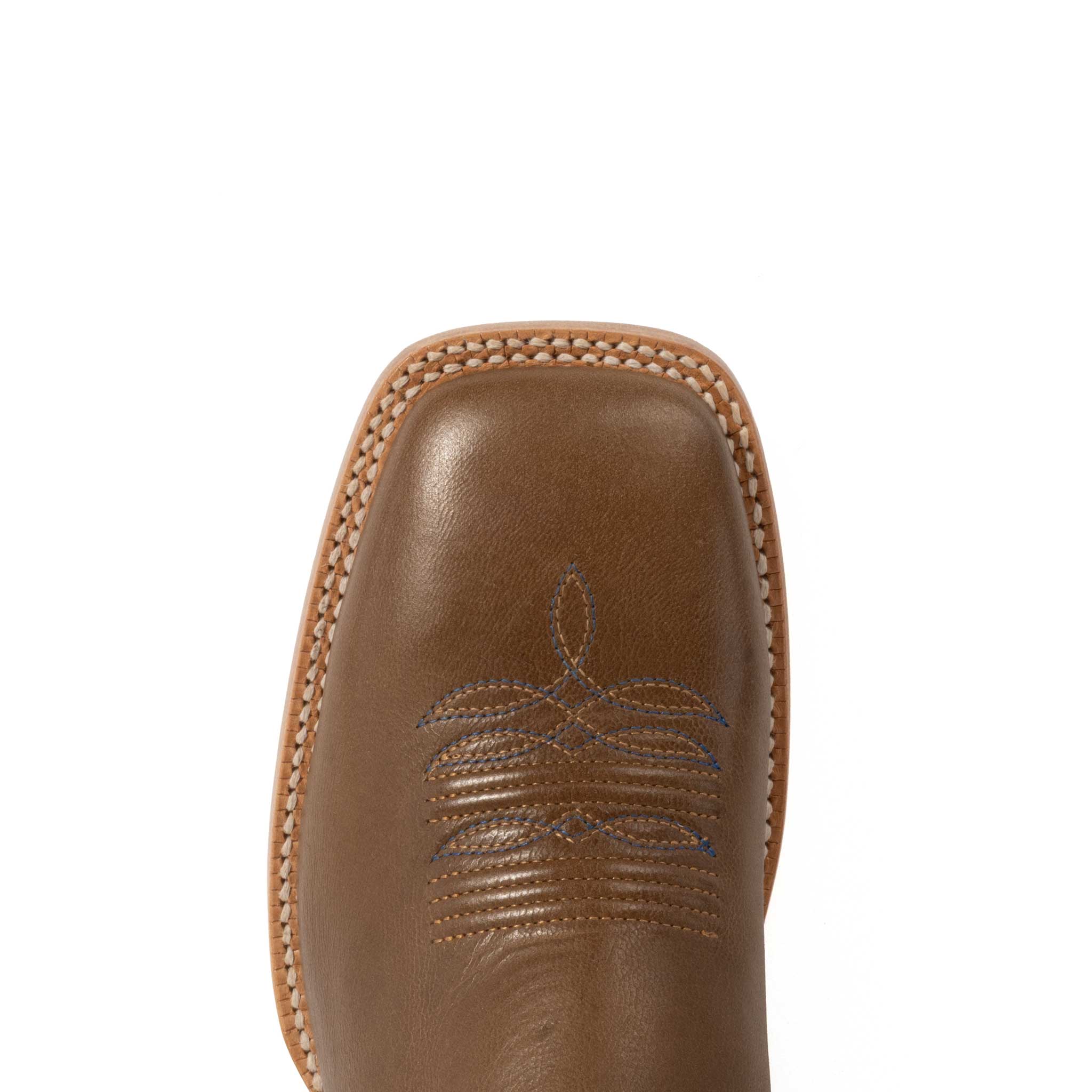 R. Watson Men's Square Toe Sand Cowhide Western Boot - Image 2