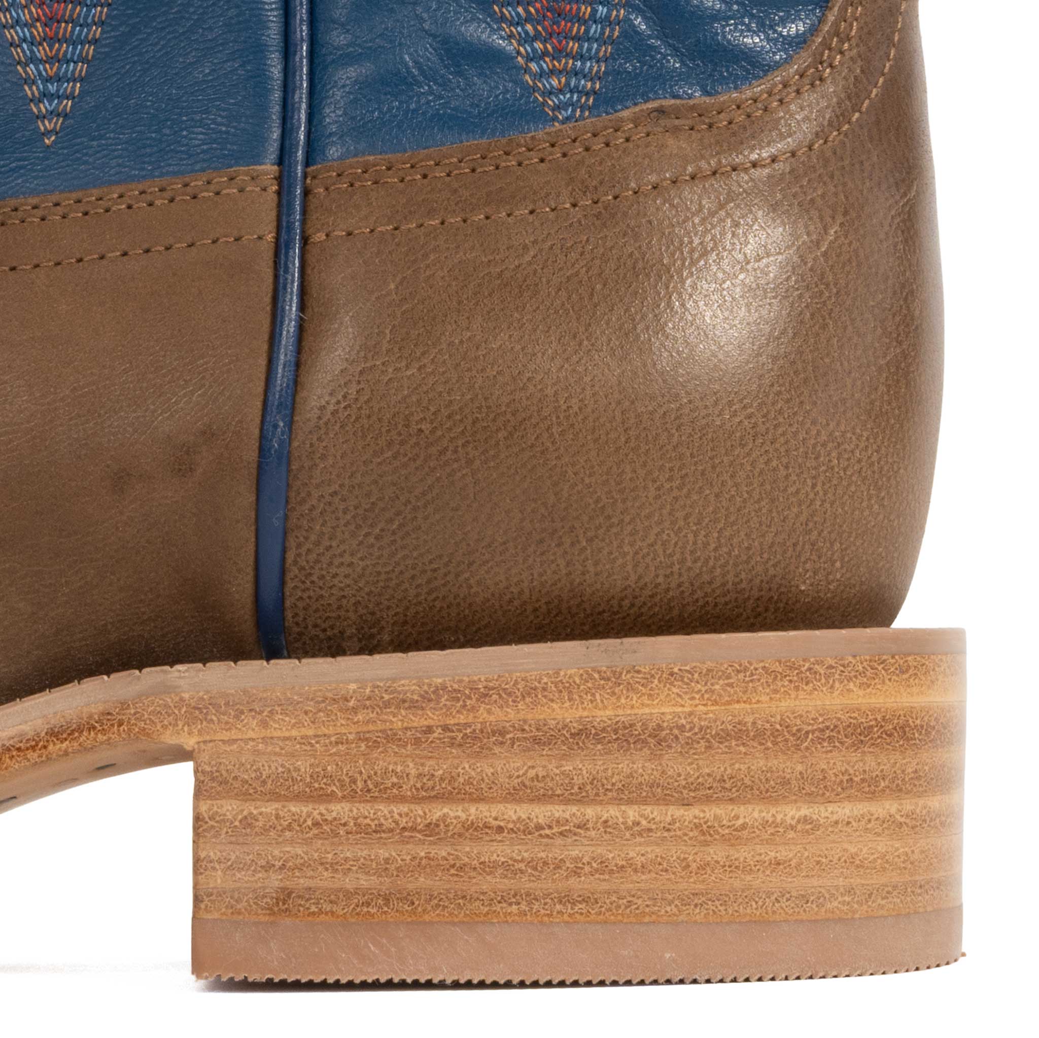 R. Watson Men's Square Toe Sand Cowhide Western Boot - Image 3