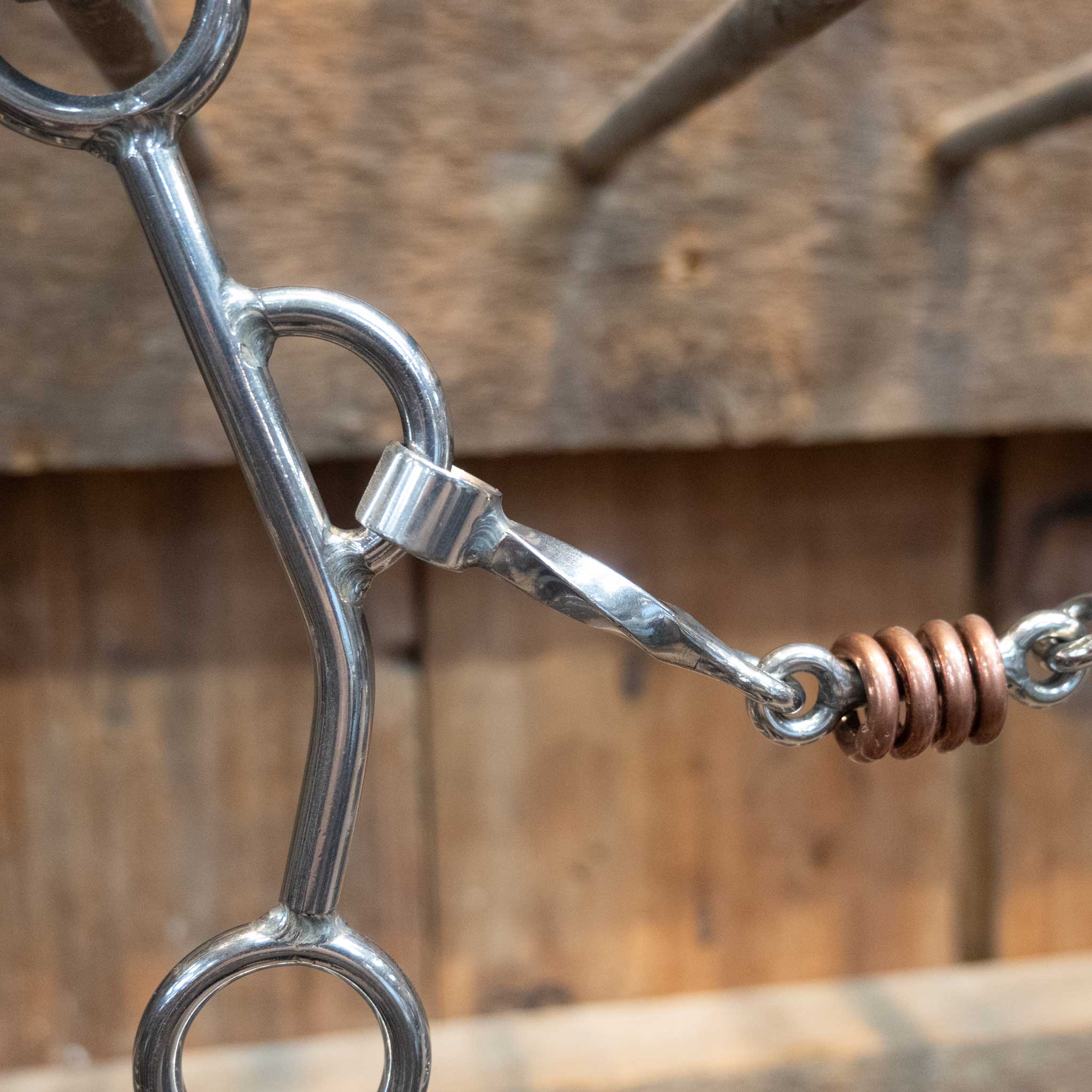 Schoneberg Casey Slow Twist Dog Bone w/ Copper Rings Bit - Image 2