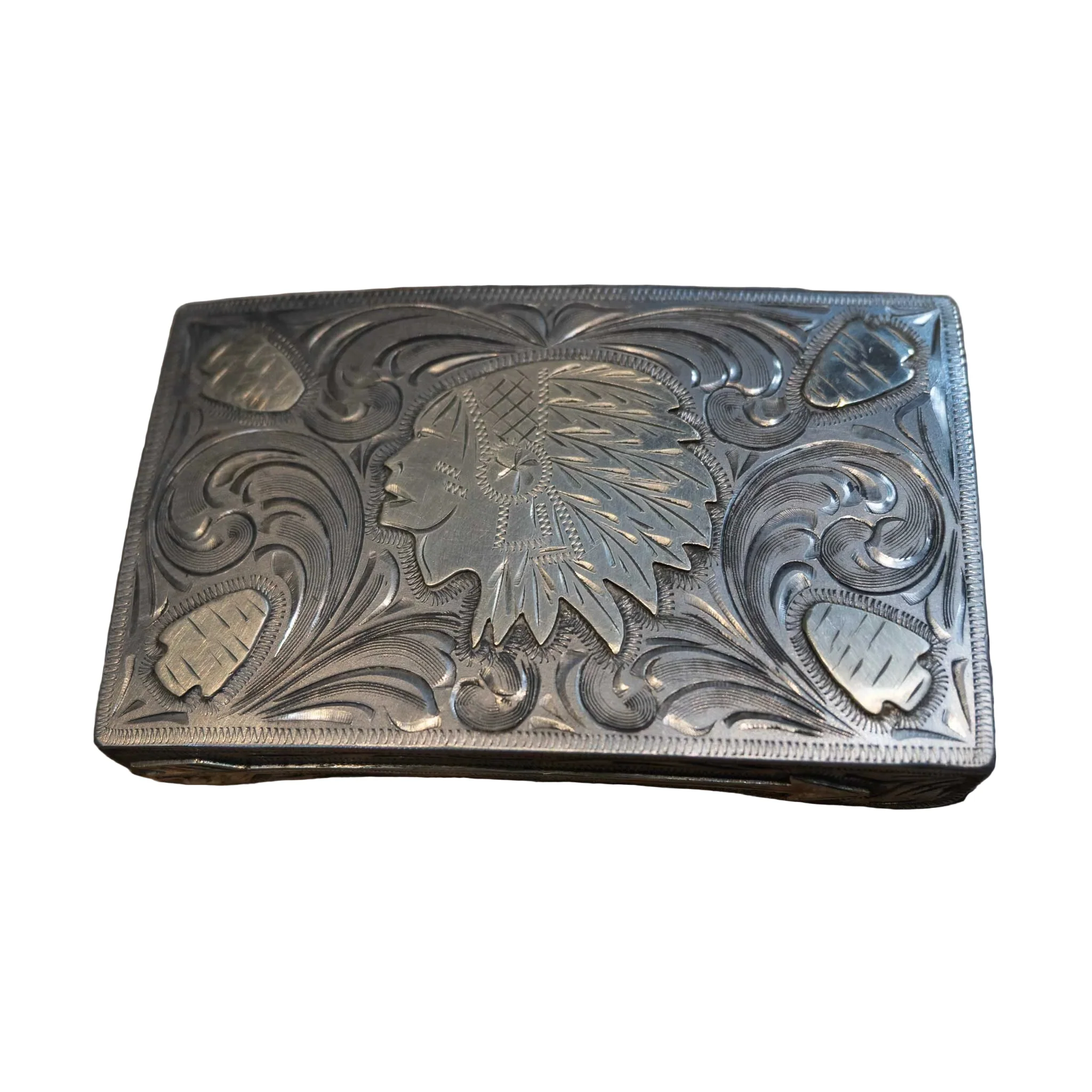 Scribner Indian Chief Headdress Buckle - Image 3