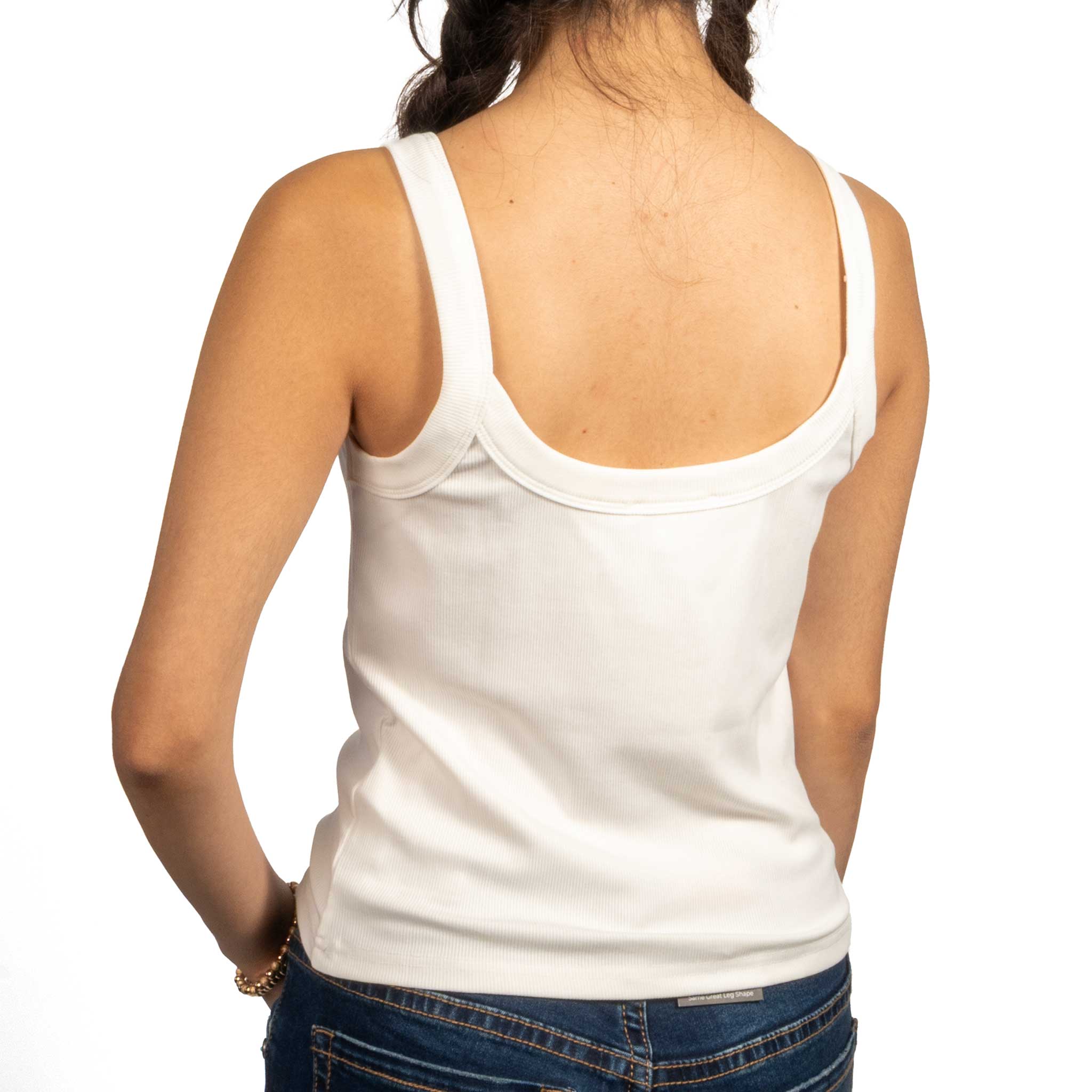 Shay White Tank Top - Image 3