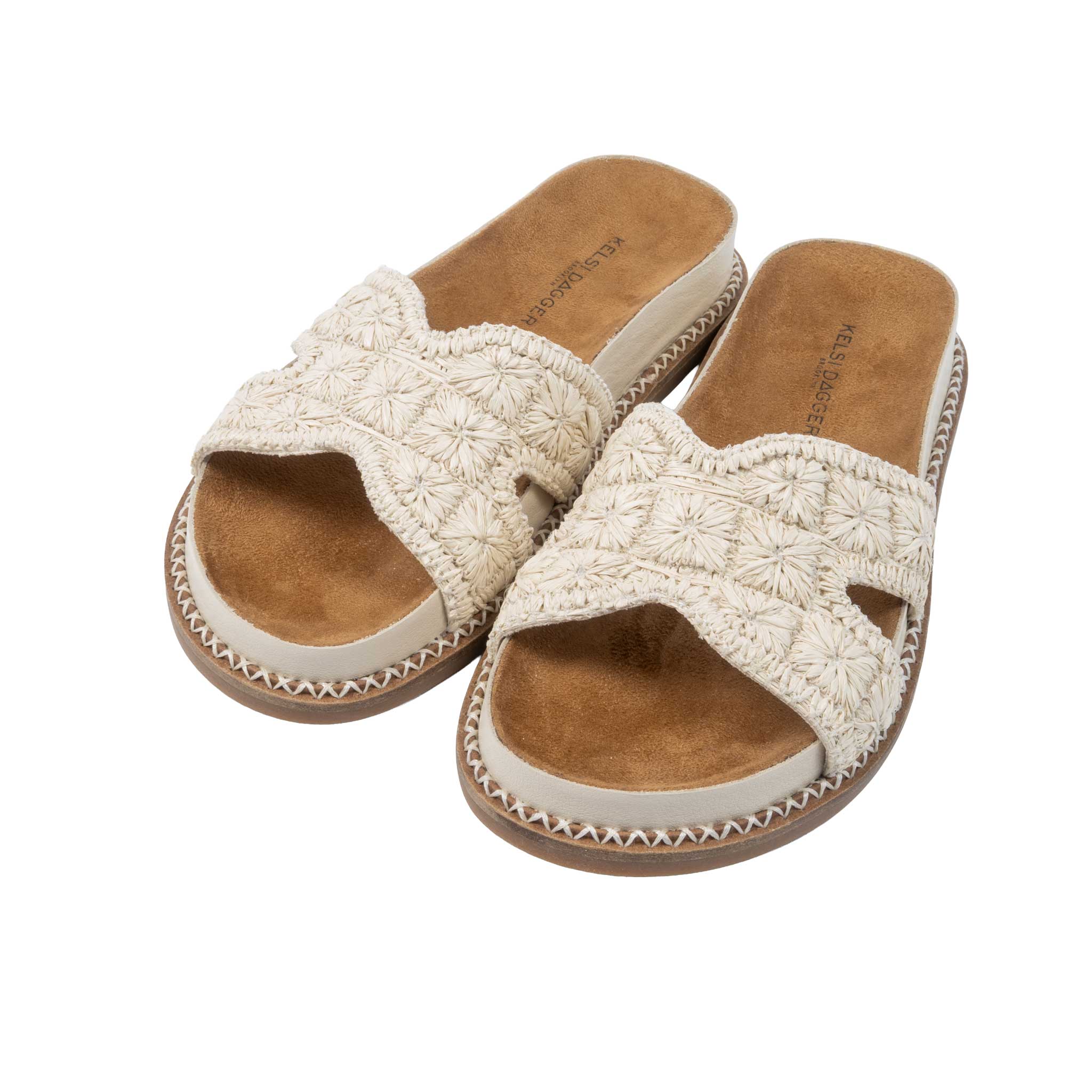 Kelsi Dagger Shayra Raffia Salt Sandal - Image 3