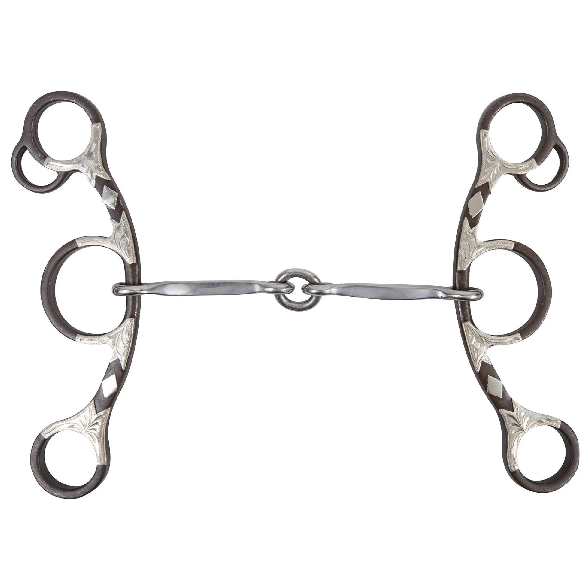 Sherry Cervi Diamond Short Shank O-Ring Square Snaffle - Image 2