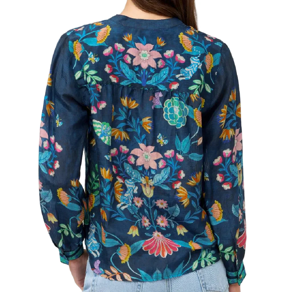 Johnny Was Elizabeth Shirred Western Shirt - Image 2