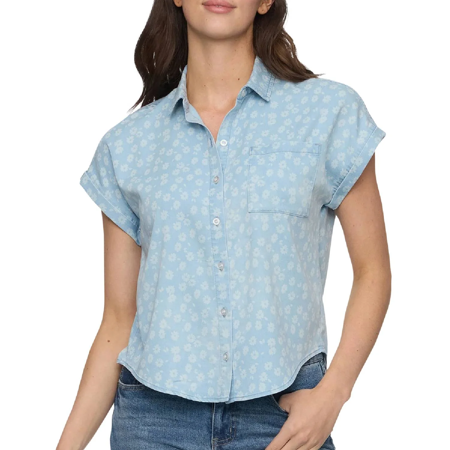 Flag & Anthem Women's Siena Floral Print Dolman Shirt - Image 2