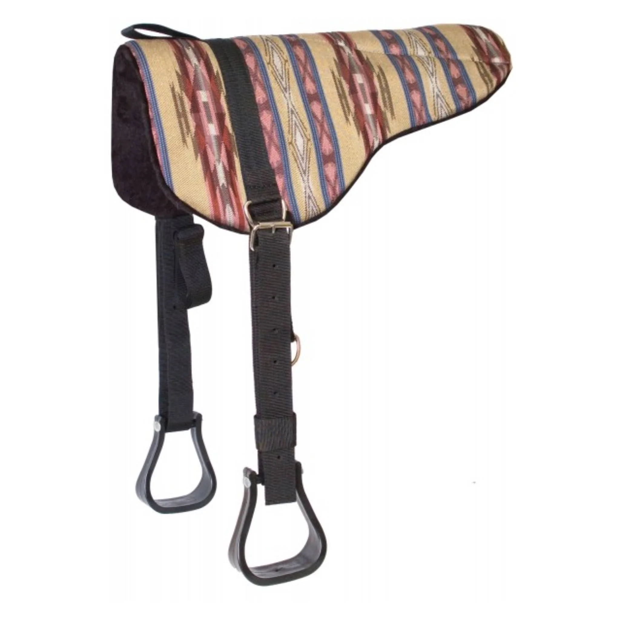 Mustang Sierra Herculon Bareback Saddle Pad w/Stirrups - Image 3