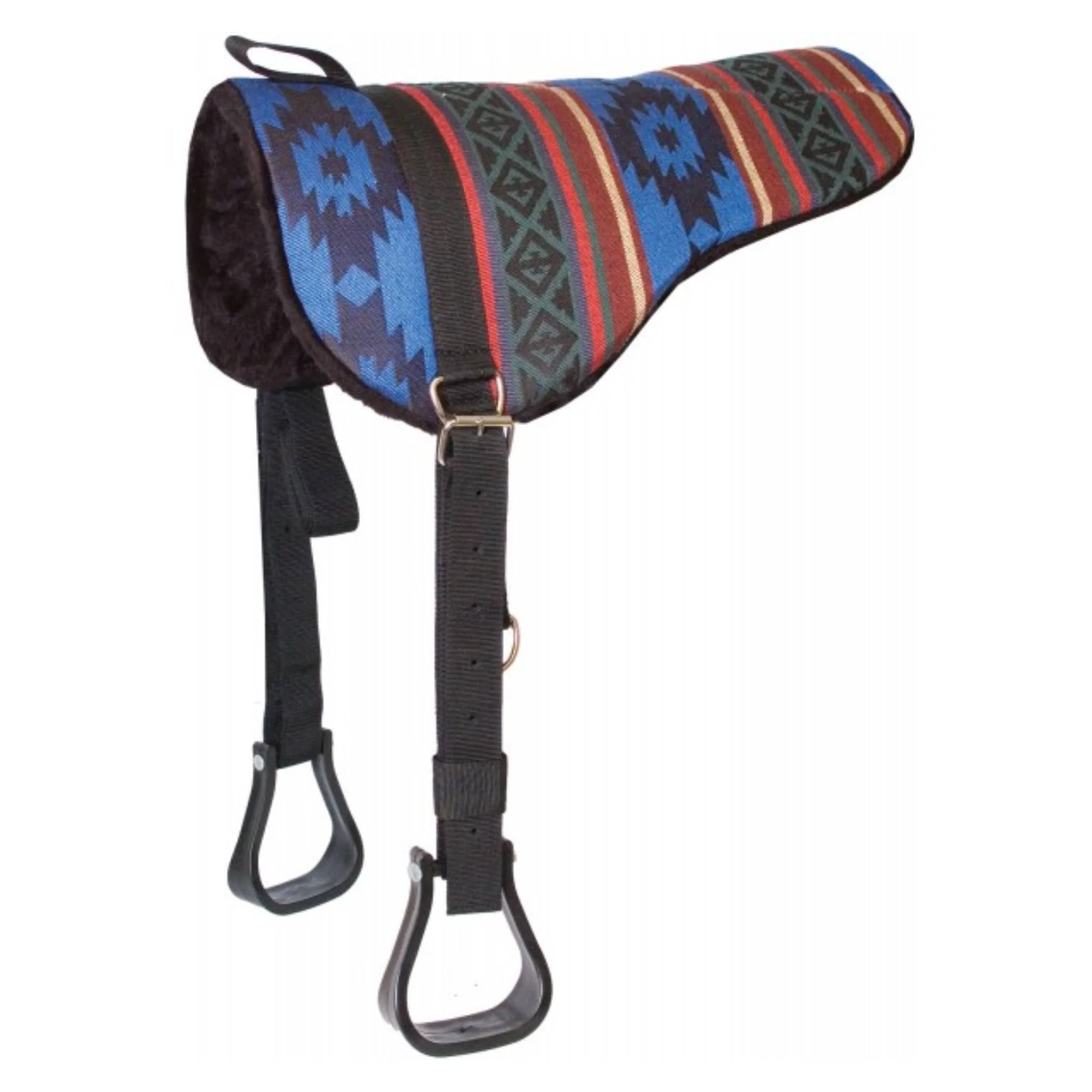 Mustang Sierra Herculon Bareback Saddle Pad w/Stirrups - Image 4