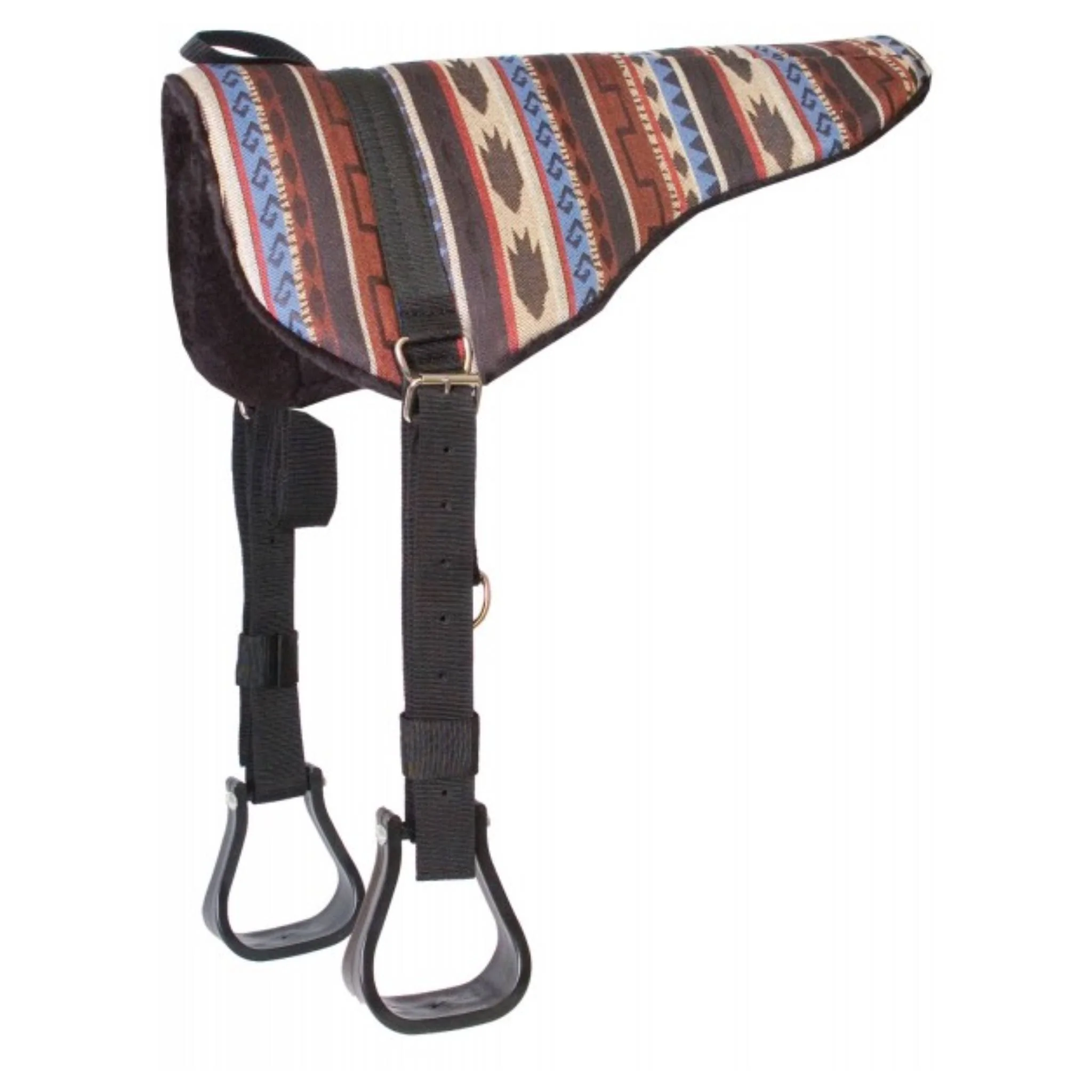 Mustang Sierra Herculon Bareback Saddle Pad w/Stirrups - Image 5