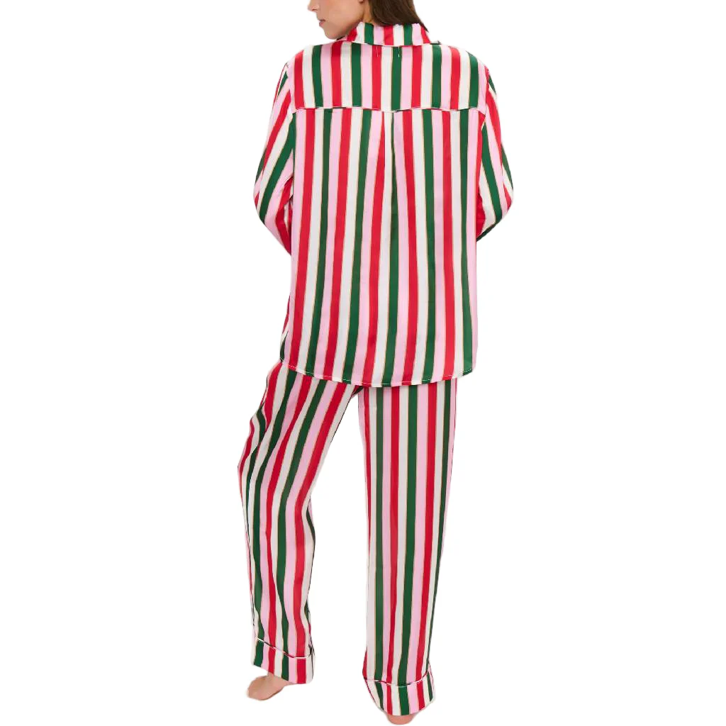 Show Me Your Mumu Silky Jolly Stripes PJ Set - FINAL SALE - Image 2