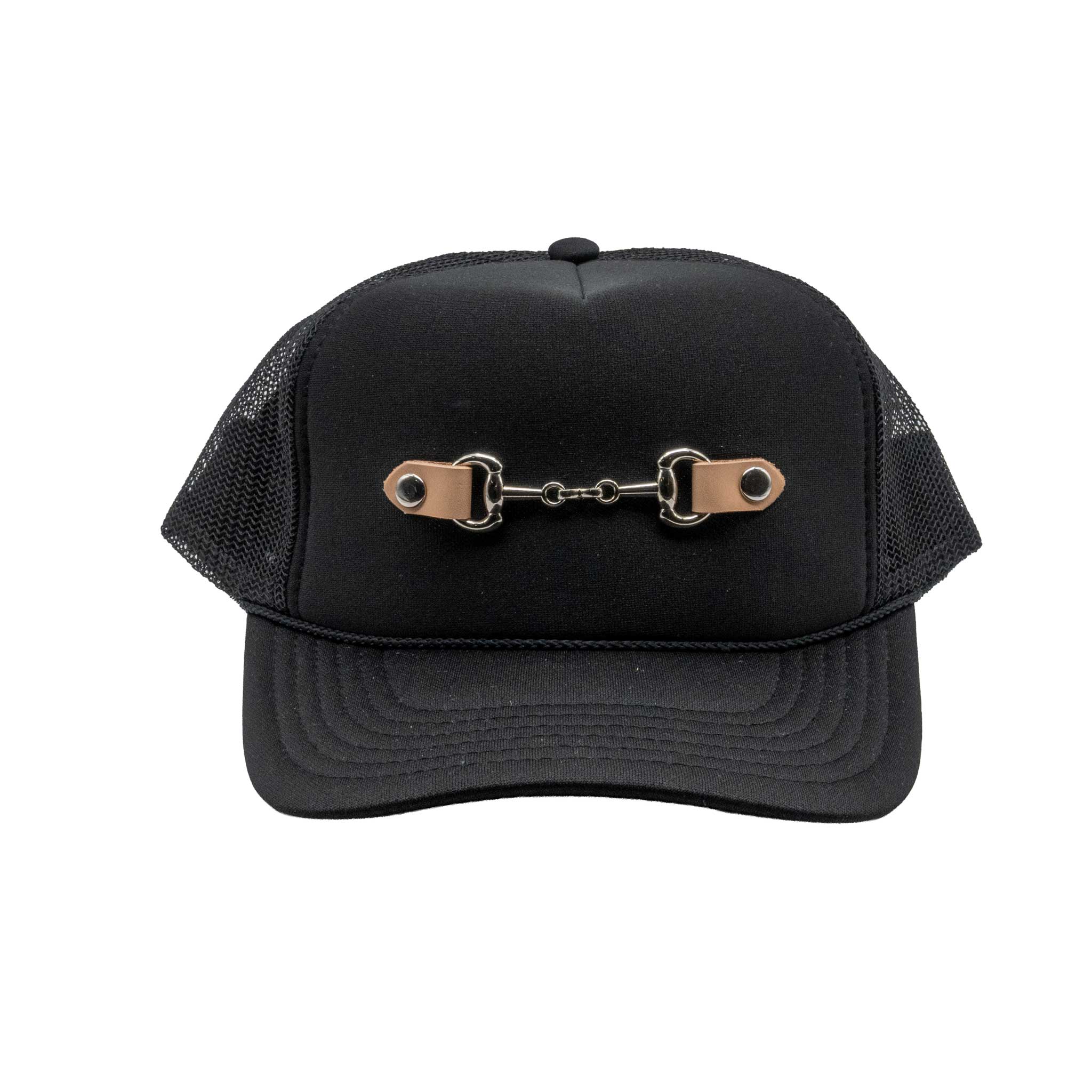 McIntire Saddlery Silver Metal Bit Trucker Hat - Image 2