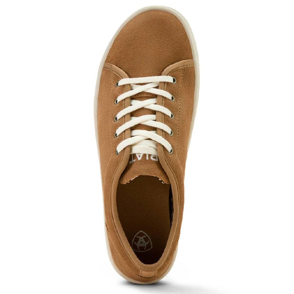 Ariat Women's Skylar Sneaker - Dark Tan Suede - Image 3