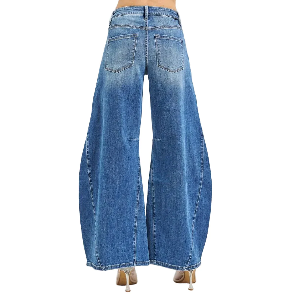 Risen Curvy Sideseam Slouchy Barrel Jean - Image 2