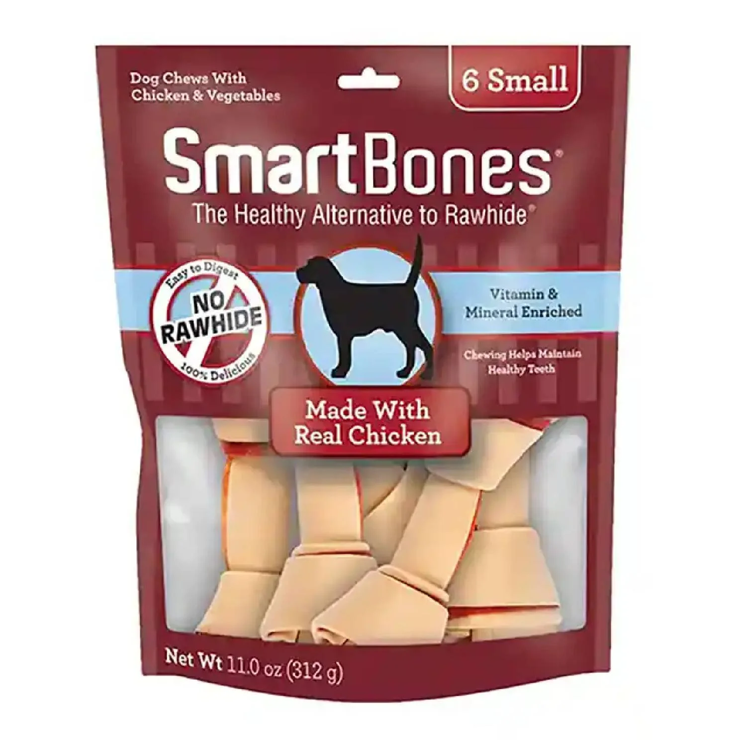 SmartBones Chicken Chew Bone Dog Treats - Image 2