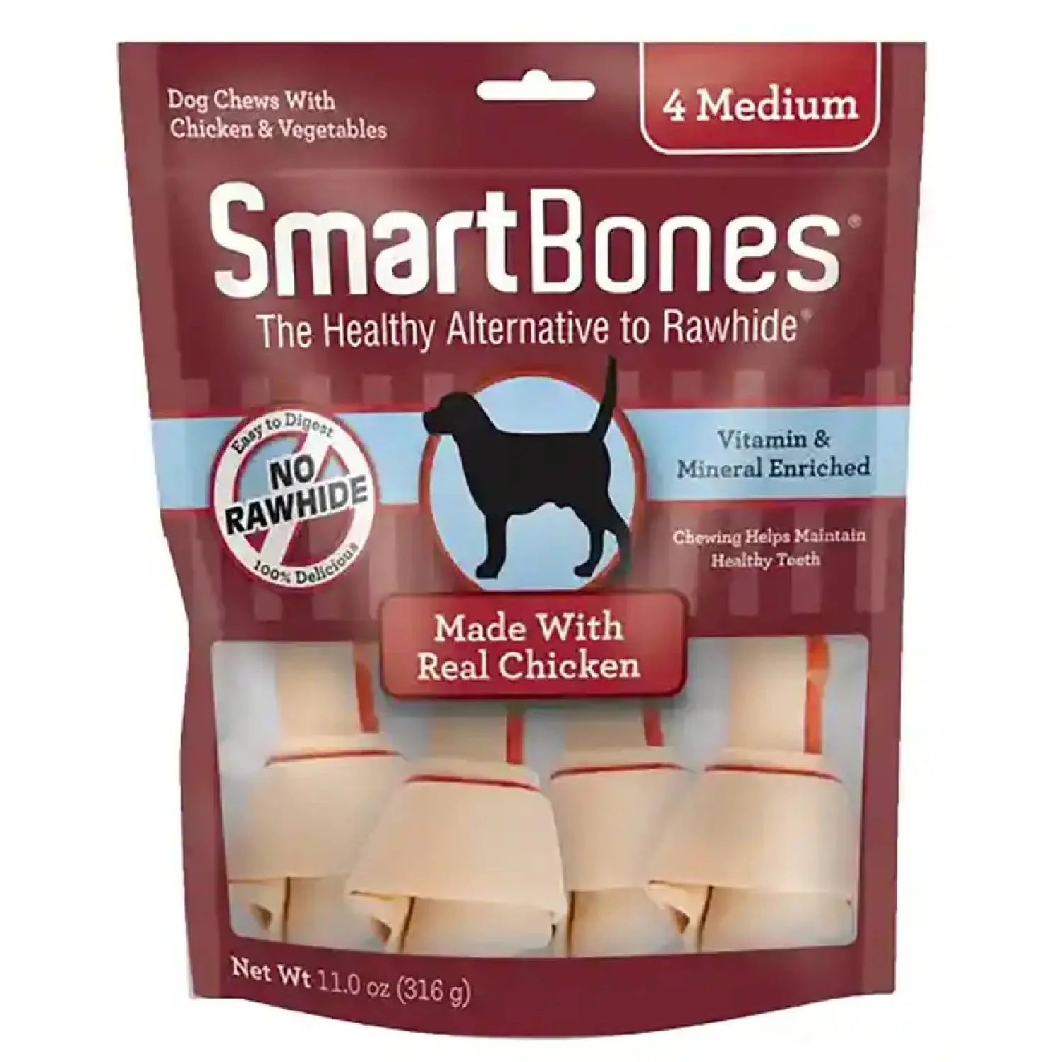 SmartBones Chicken Chew Bone Dog Treats - Image 3