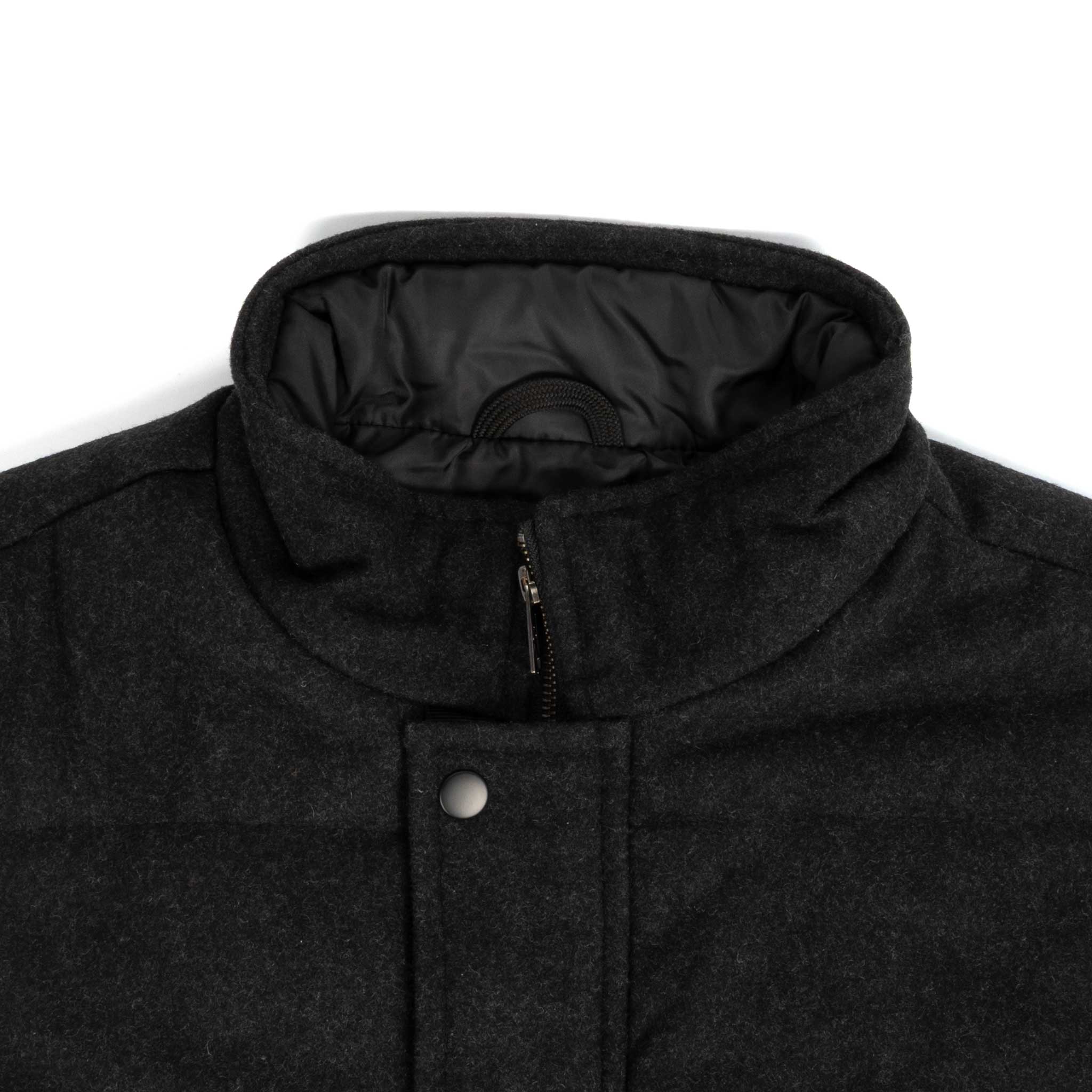 Panhandle Slim Men's Solid Heather Puffer Wool Vest - FINAL SALE - Image 2