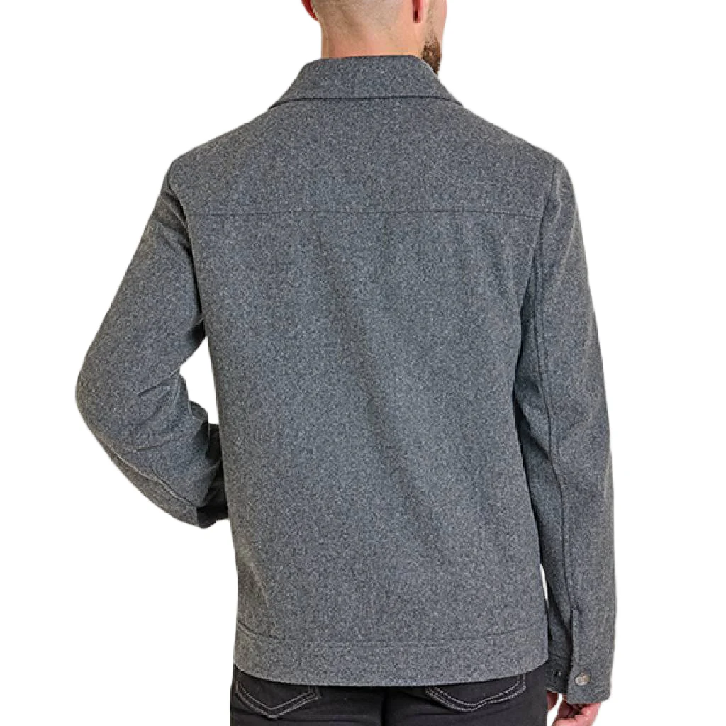 Panhandle Slim Men's Solid Heather Wool Jacket - FINAL SALE - Image 2