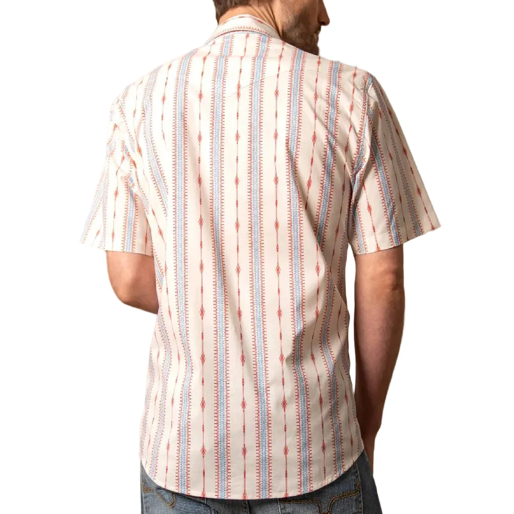 Kimes Ranch Men's Sonny Brick Red Pearl Snap Shirt - Image 2
