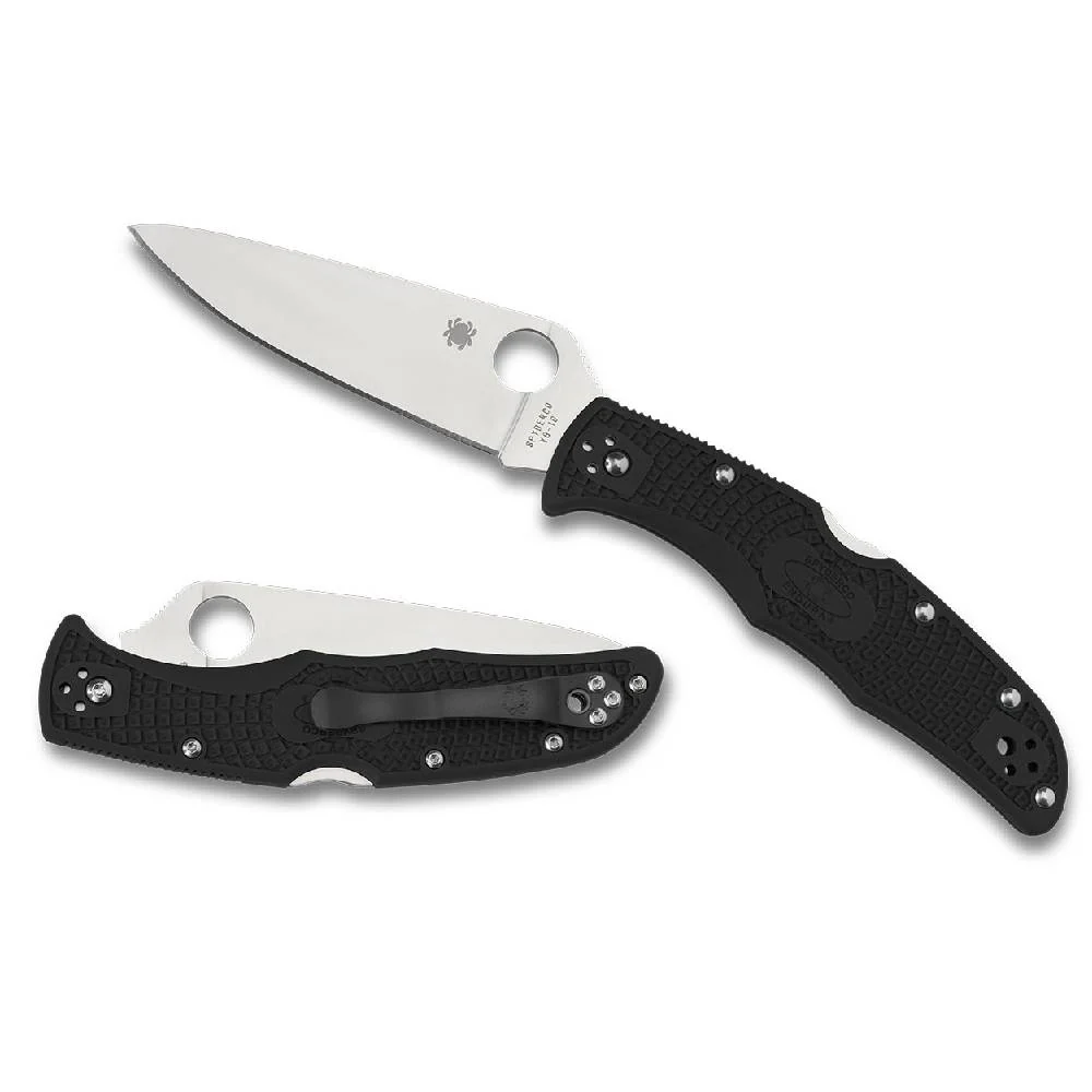 Spyderco Endura 4 Lightweight Black Flat Ground