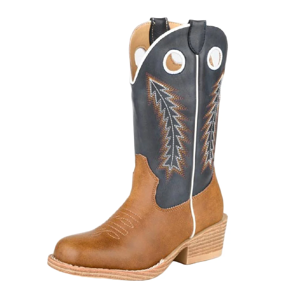 Roper Boy's Walker Tan Faux Leather Boot