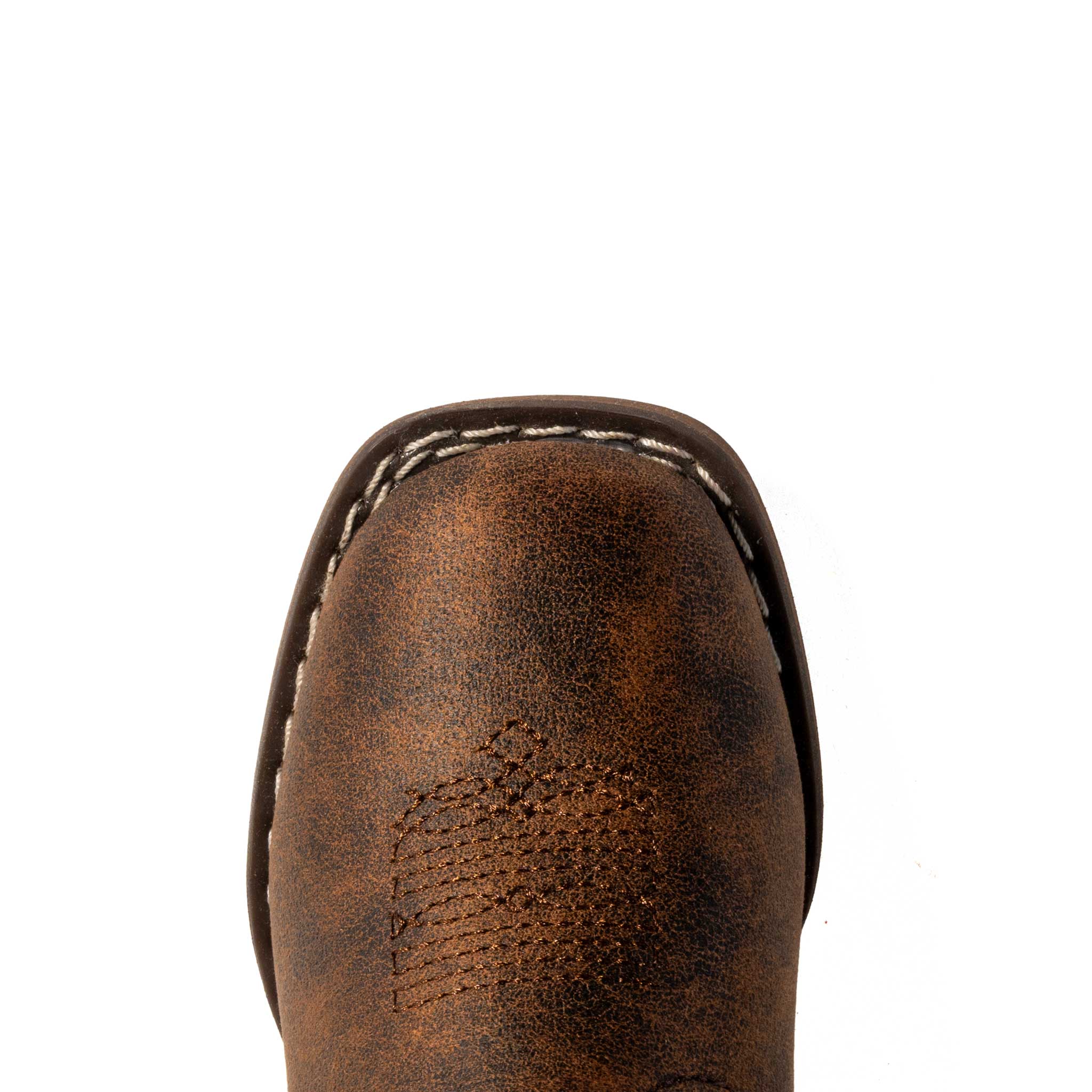 Roper Girl's Bailey Faux Leather Brown Boot - Image 2