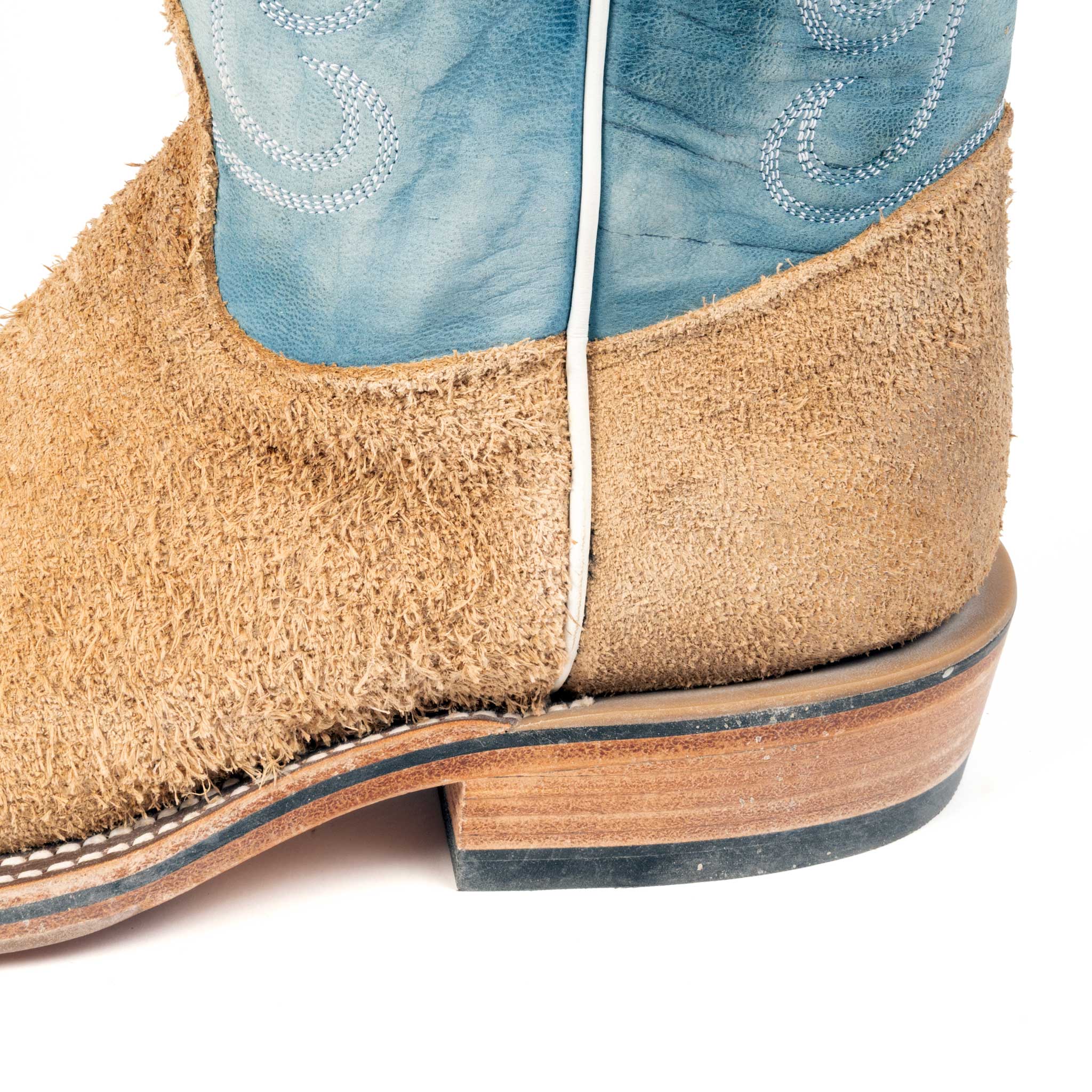 Olathe Men's Square Toe Beeswax Mesquite Danube Mad Dog Western Boot - Image 3