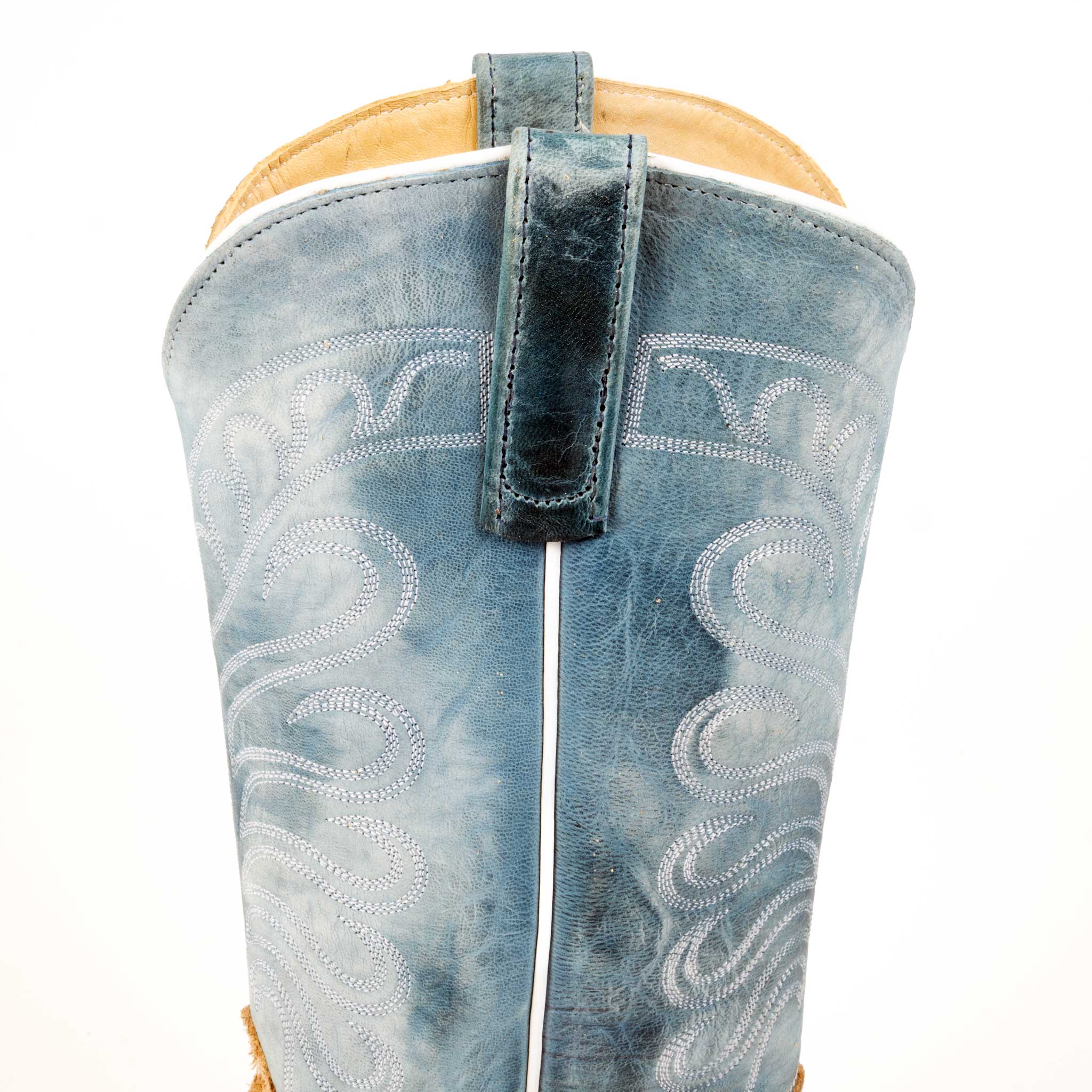 Olathe Men's Square Toe Beeswax Mesquite Danube Mad Dog Western Boot - Image 4