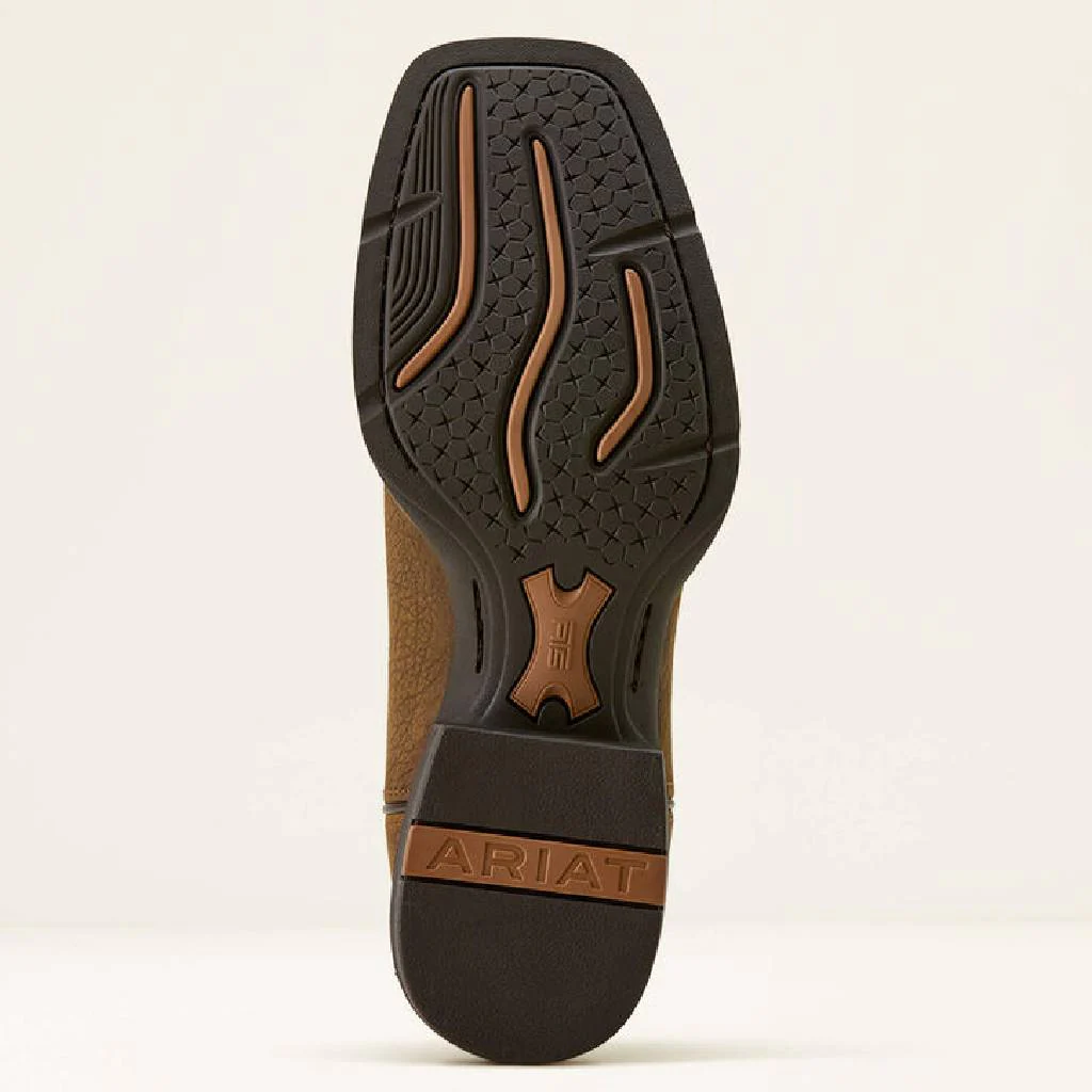 Ariat Men's Square Toe Big Country Mustang Brown Western Boot - Image 3