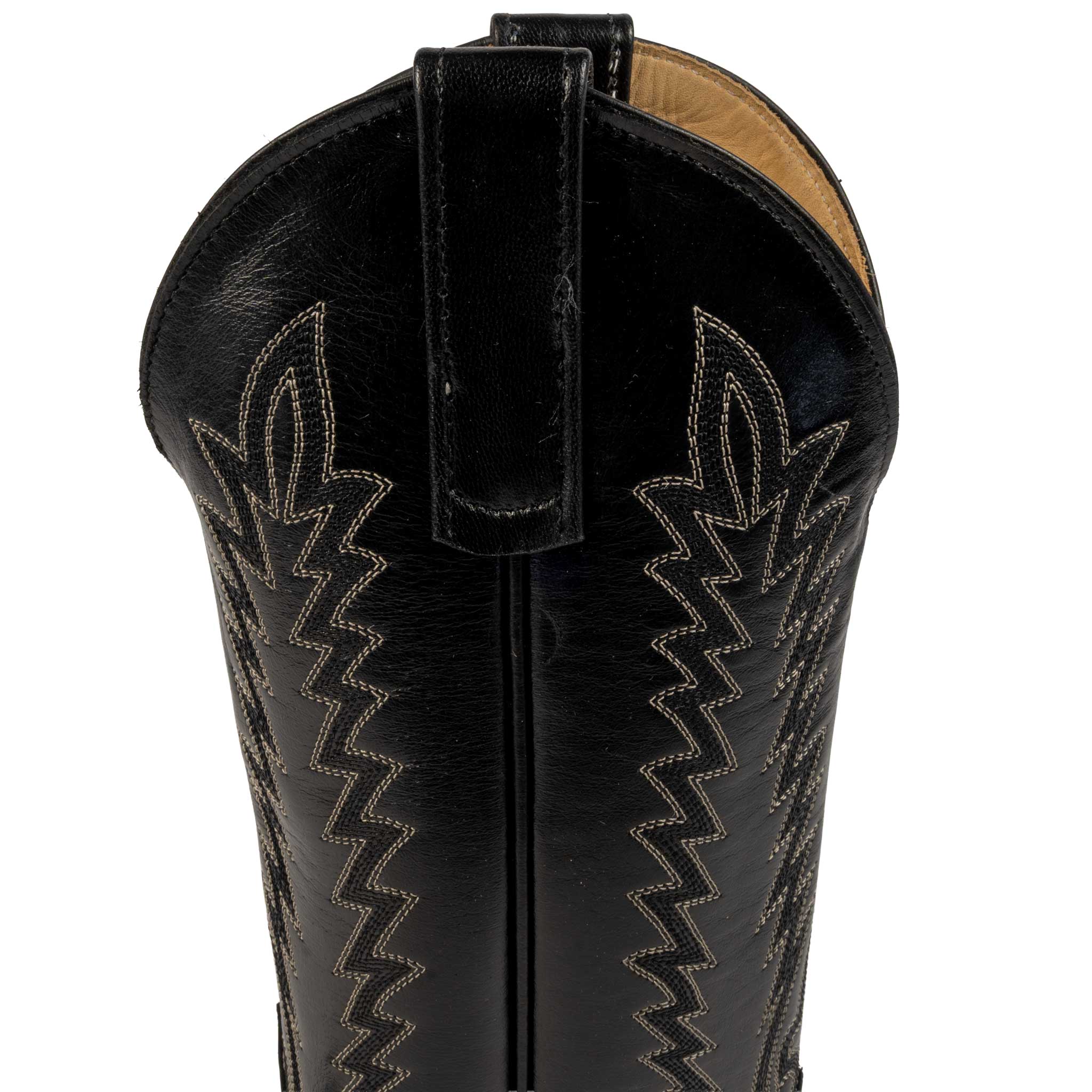 Anderson Bean Women's Square Toe Black Absolute Western Boot - Image 2