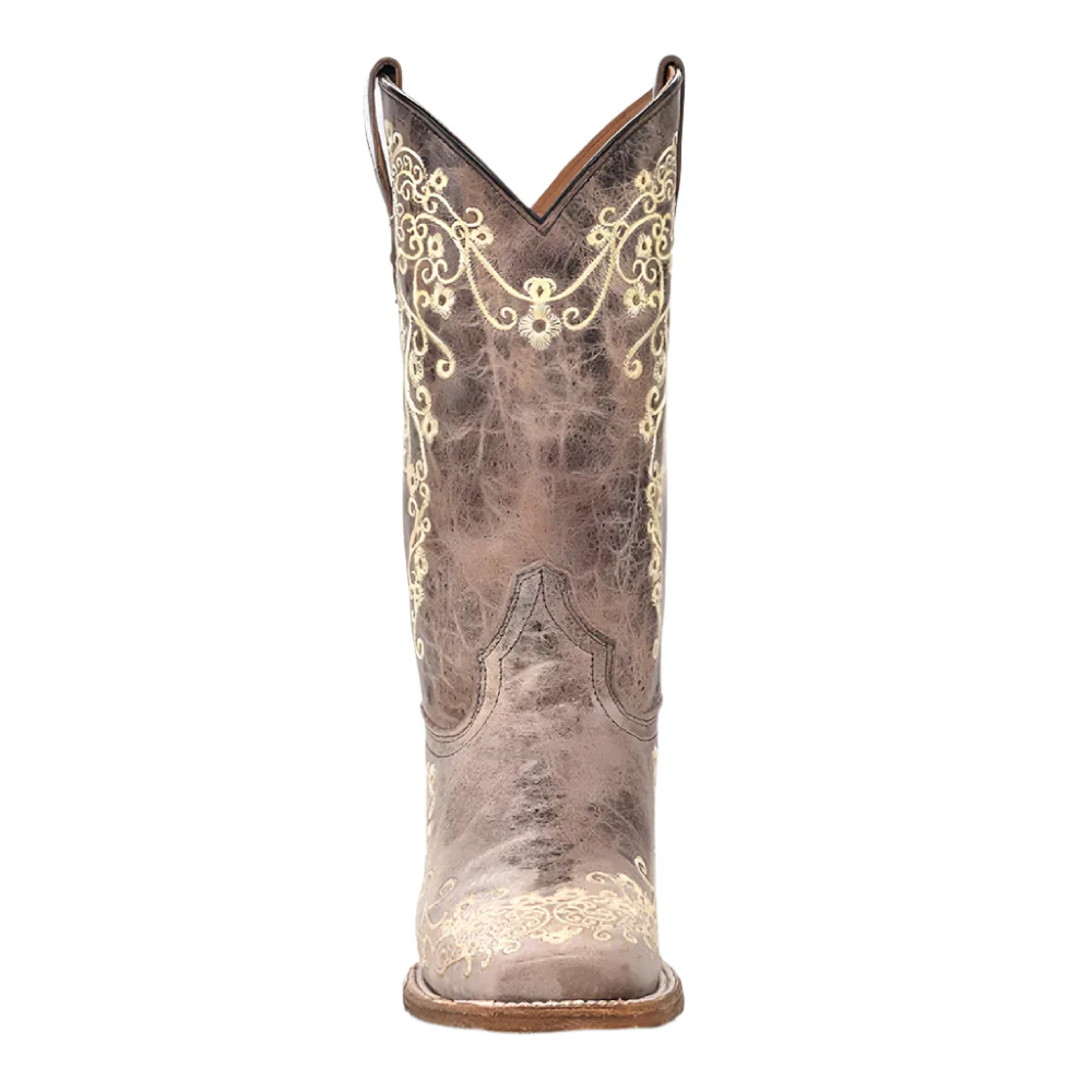 Corral Girl's Floral Embroidered Western Boot - FINAL SALE - Image 2
