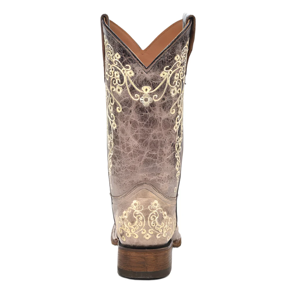 Corral Girl's Floral Embroidered Western Boot - FINAL SALE - Image 3