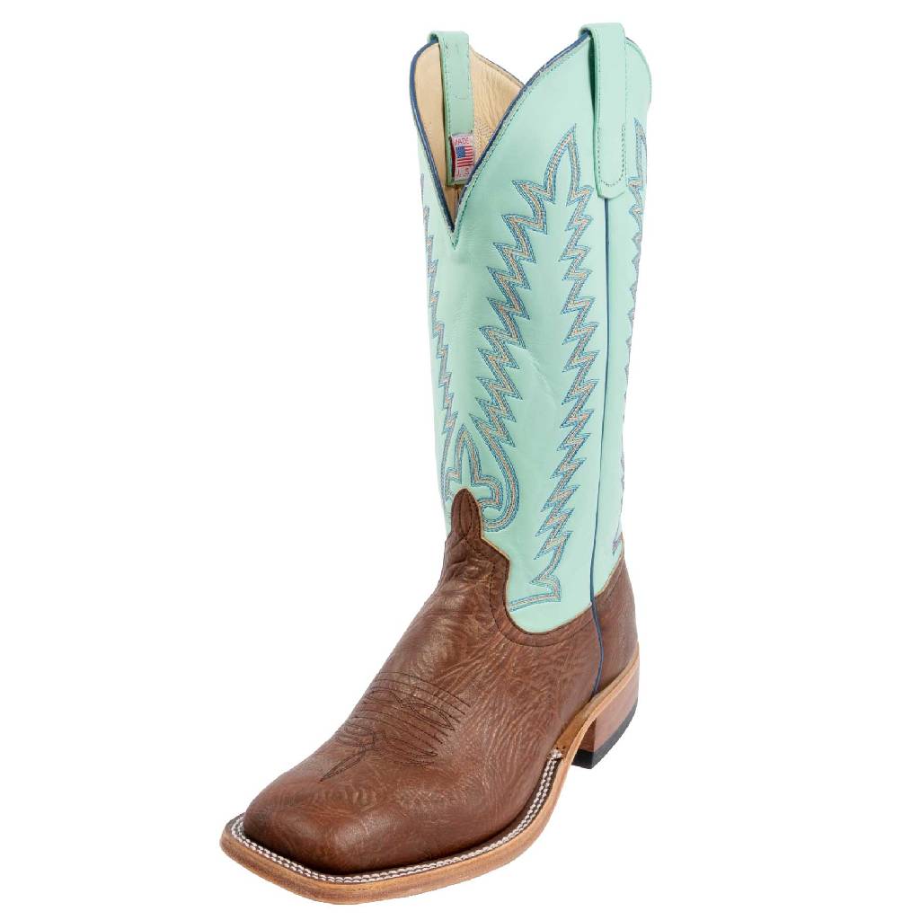 Anderson Bean Men's Square Toe Mint Glove Western Boot