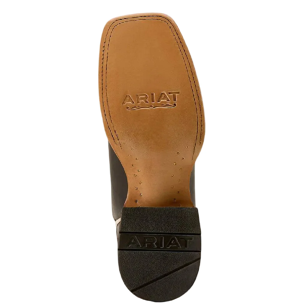 Ariat Women's Square Toe Country Lane Chocolate Western Boot - Image 3