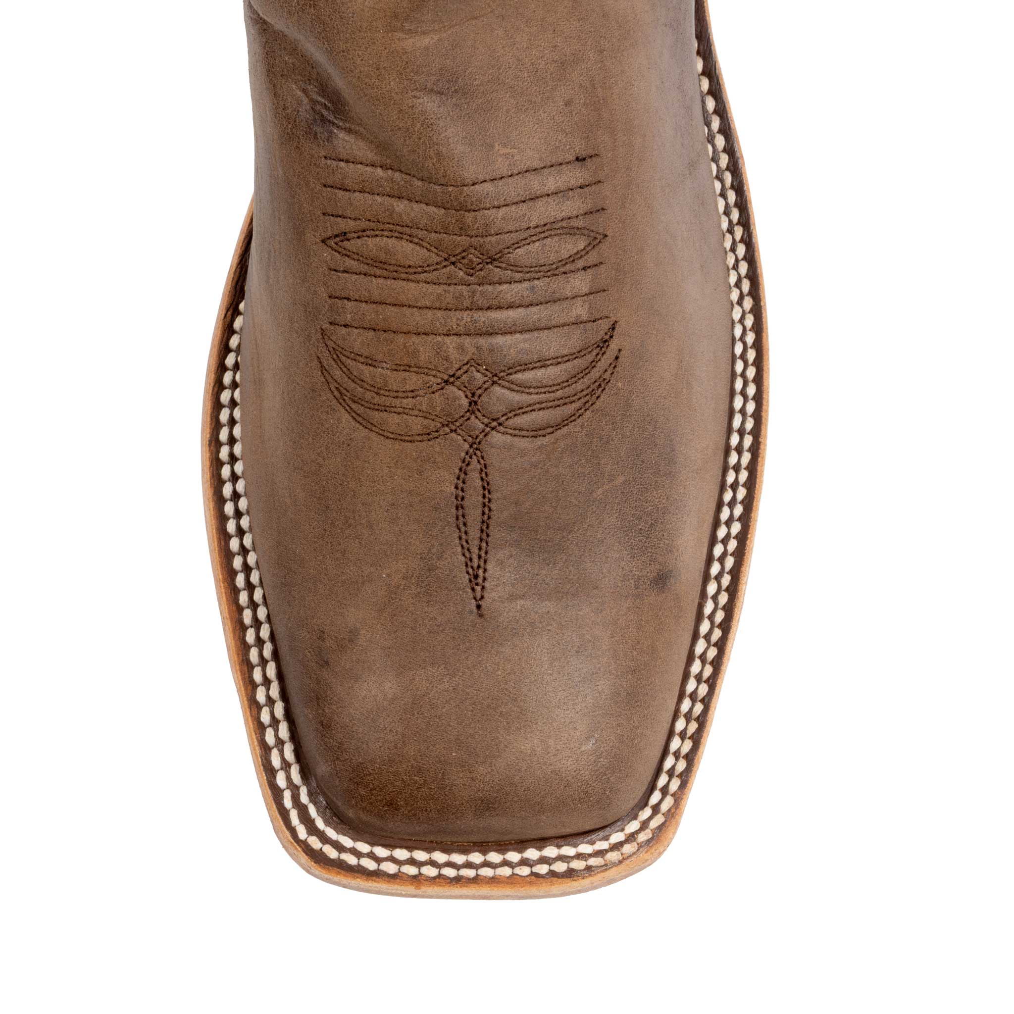 Anderson Bean Men's Square Toe Dark Brown Barcelona Western Boot - Image 2