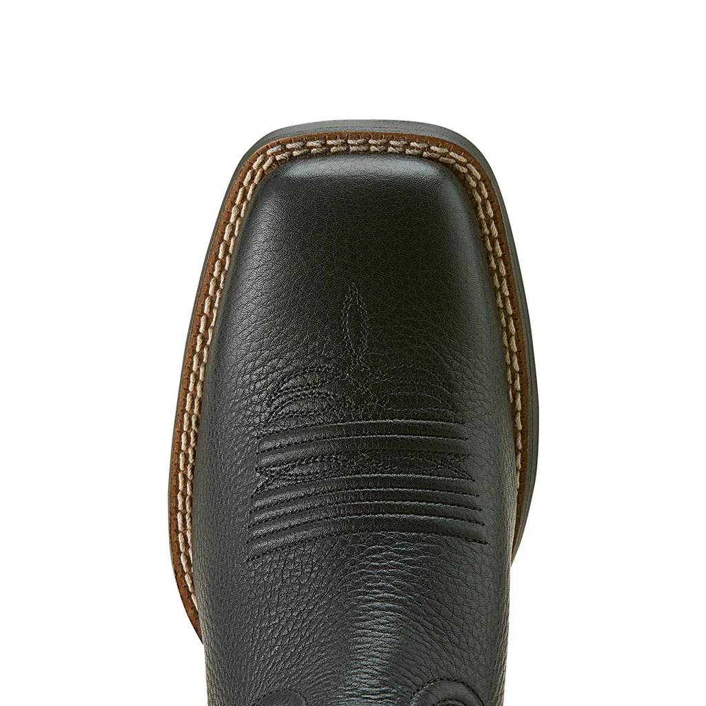 Ariat Women's Square Toe Filly Black Deertan Western Boot - Image 3