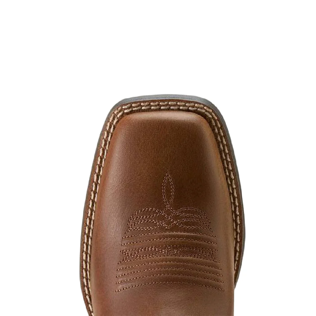 Ariat Women's Square Toe Filly Sorrel Crunch Western Boot - Image 3