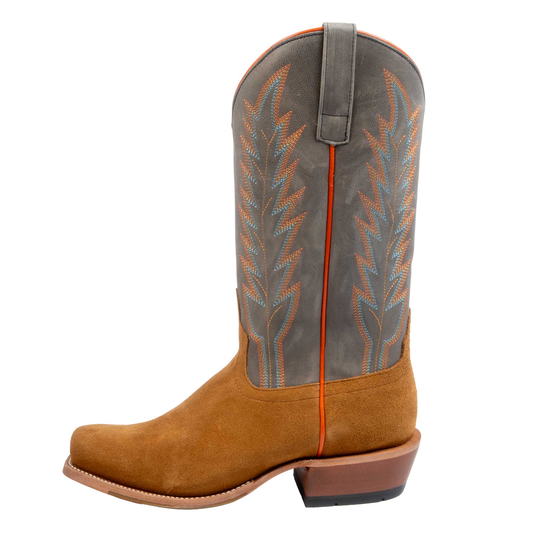 Horse Power Men's Square Toe Ginger Suede Western Boot - Image 2