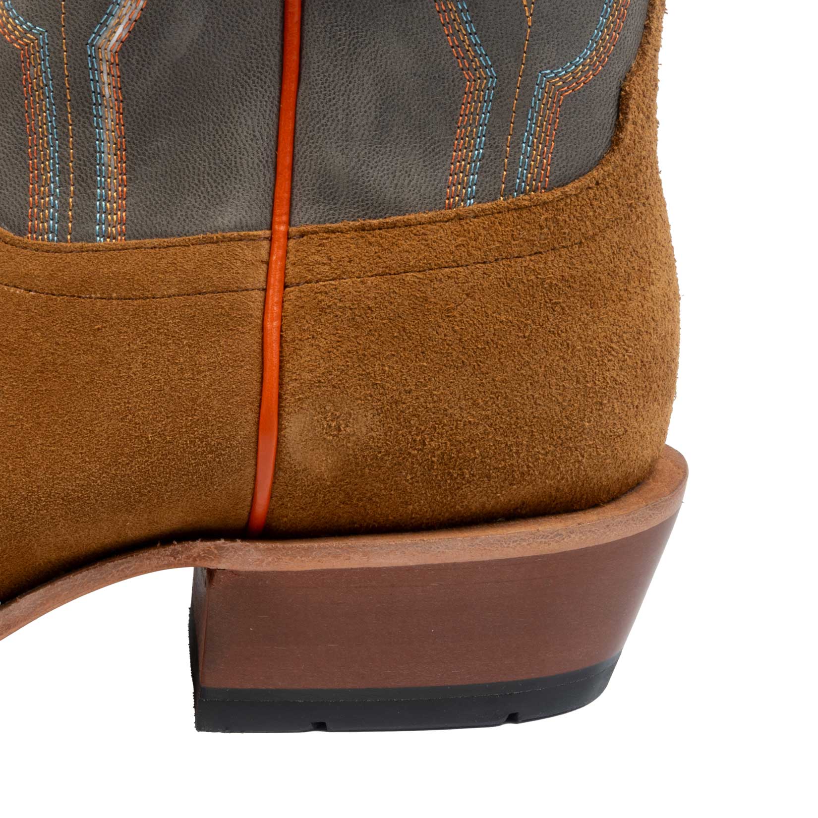 Horse Power Men's Square Toe Ginger Suede Western Boot - Image 3