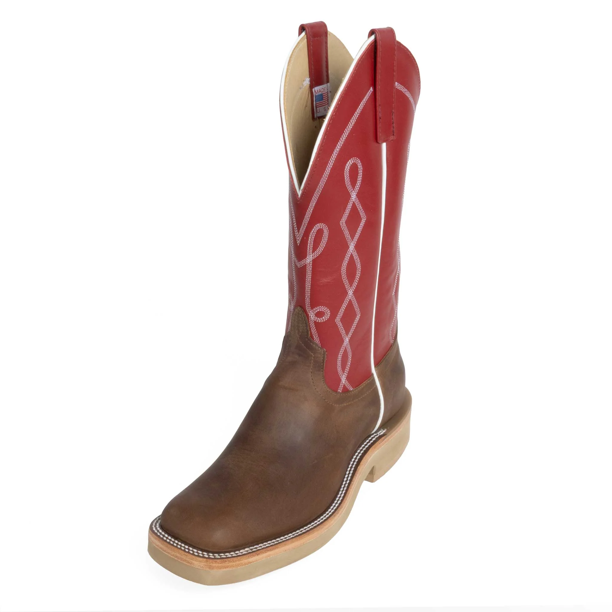 Anderson Bean Natural Talisman, Crepe Sole Square Toe