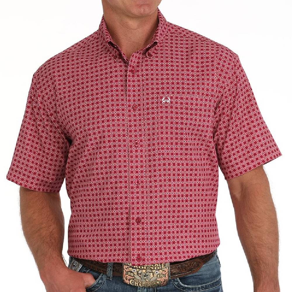 Cinch Men's Arenaflex Geo Print Button Down Shirt