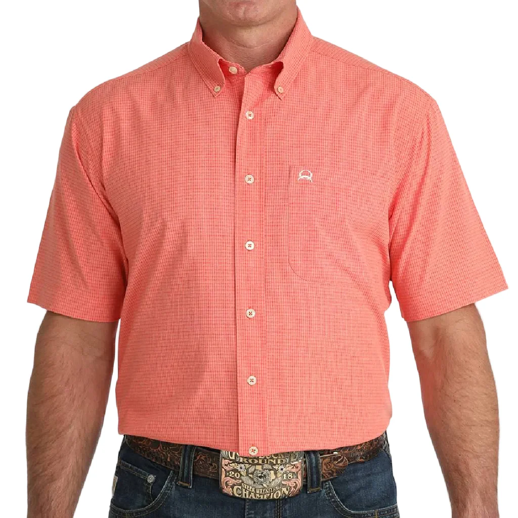 Cinch Men's Arenaflex Red Plaid Button Down Shirt