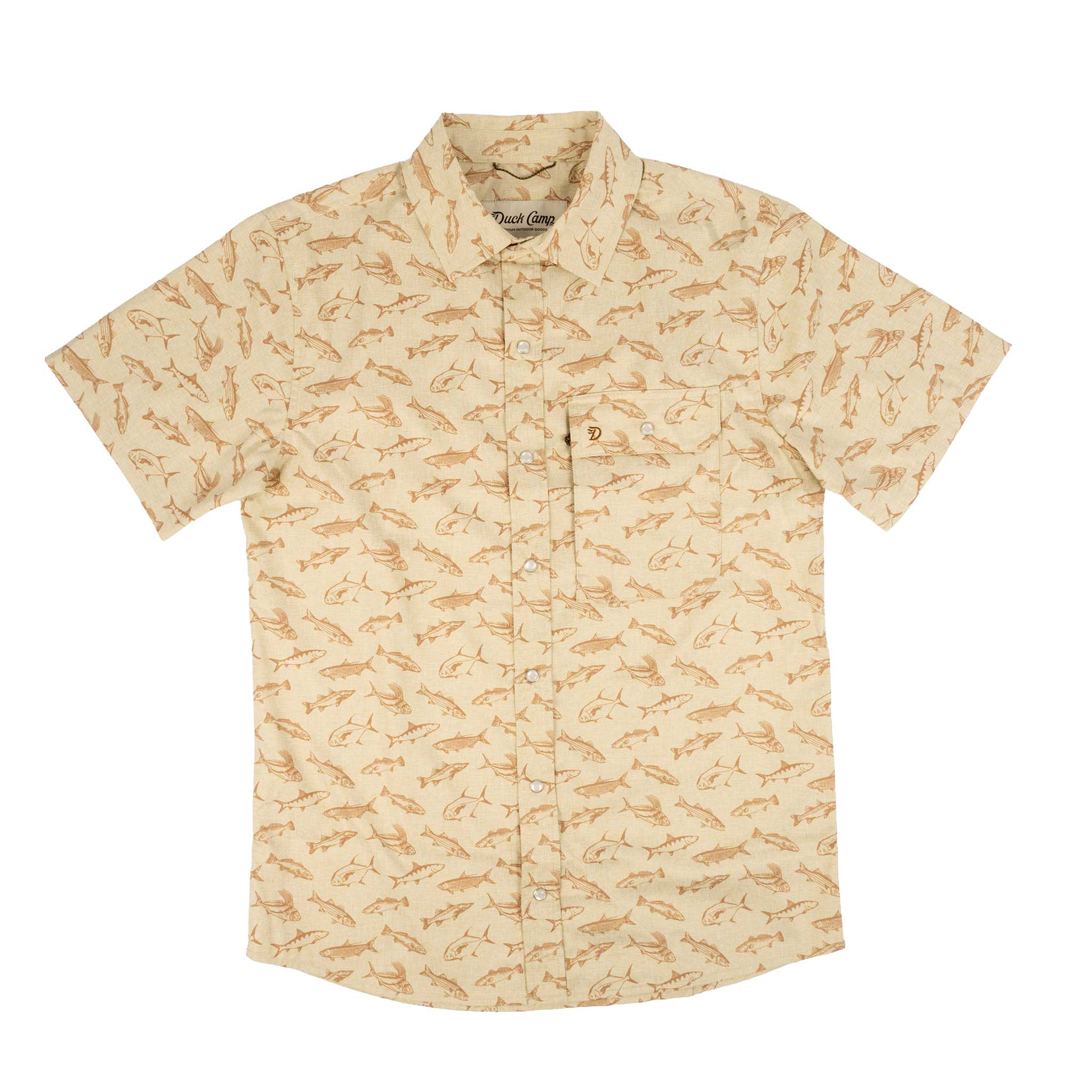Duck Camp Sand Dollar Coastal Frenzy Performance Shirt
