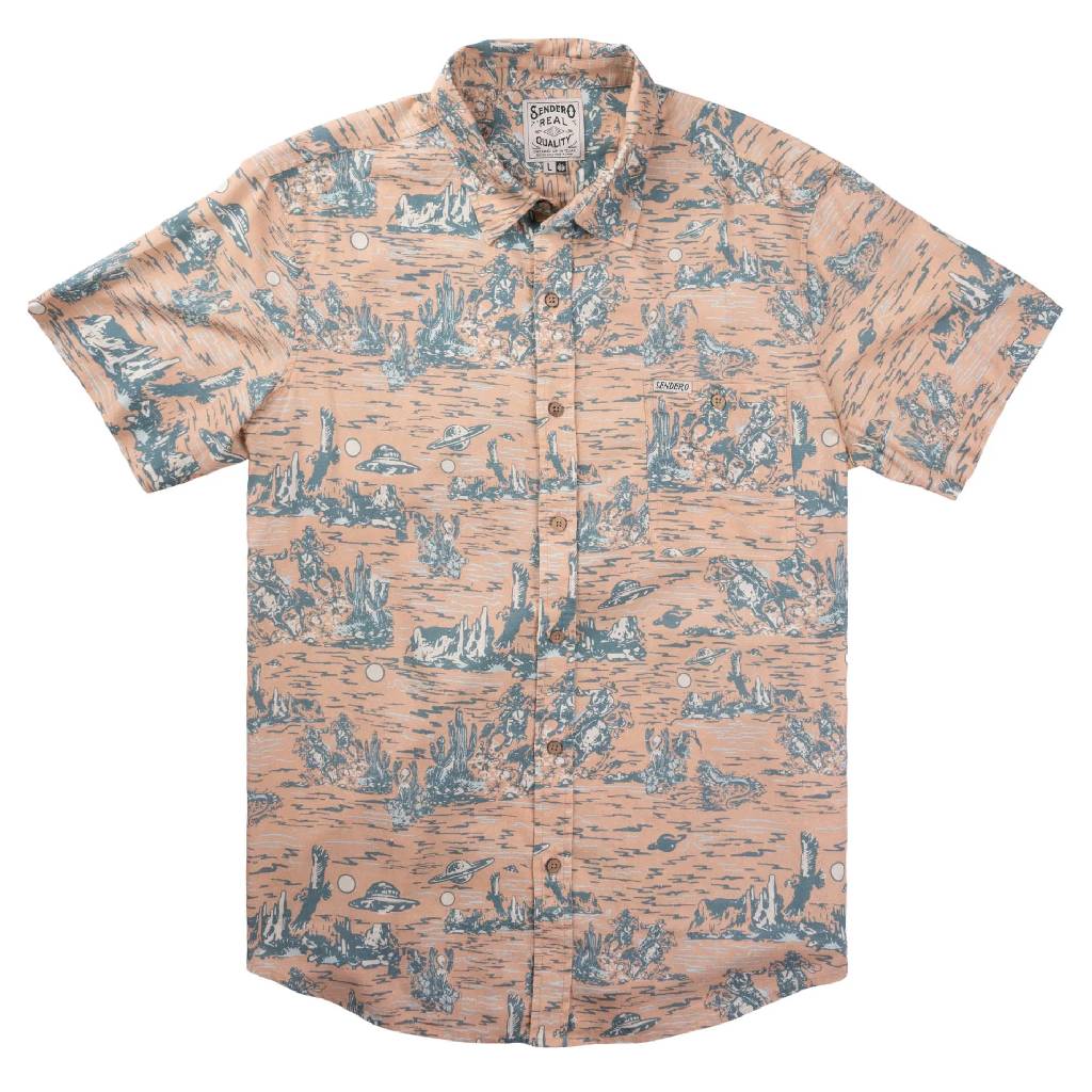 Sendero Provisions Men's City Slicker Desert Abduction Shirt