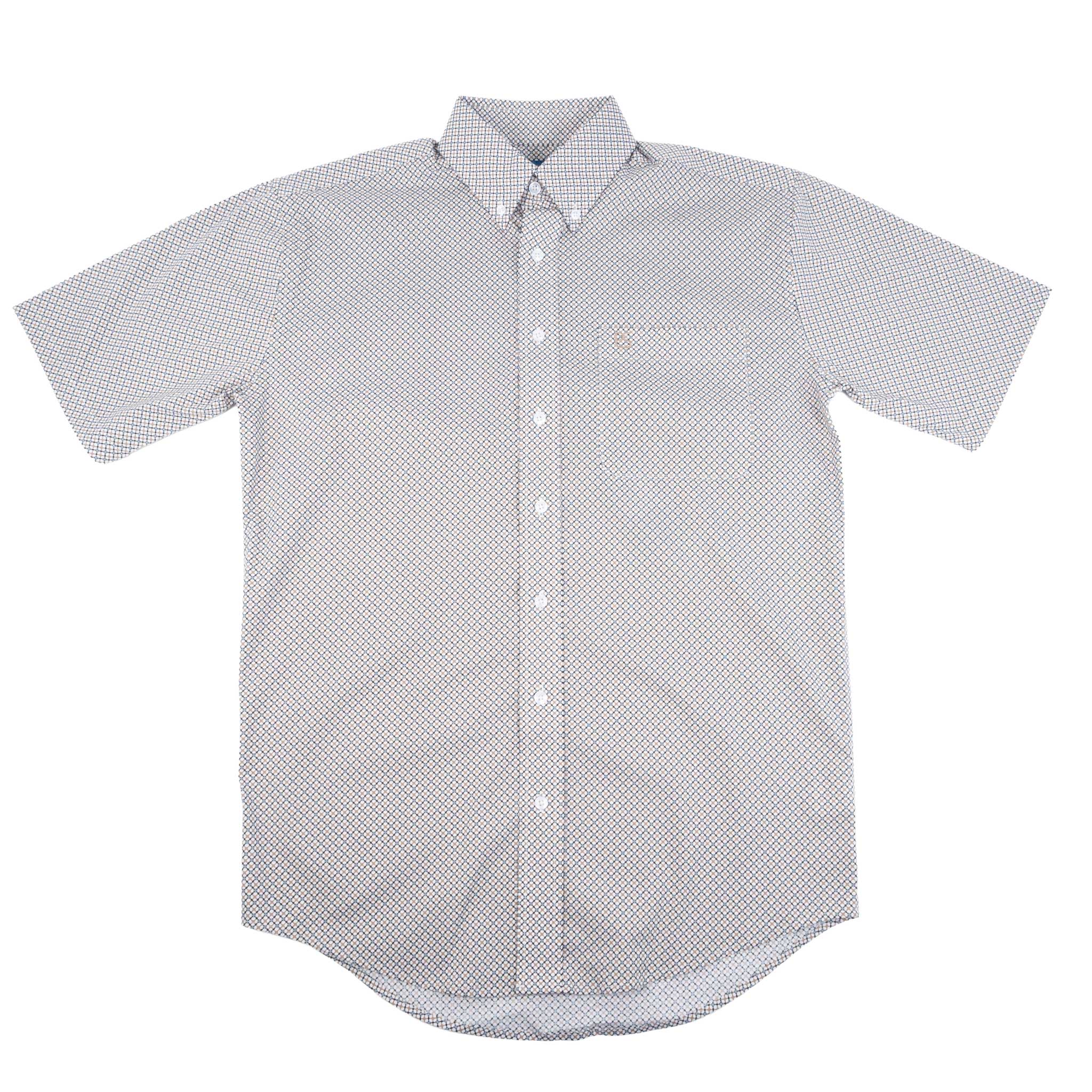Panhandle Slim Men's Tan Diamond Print Shirt