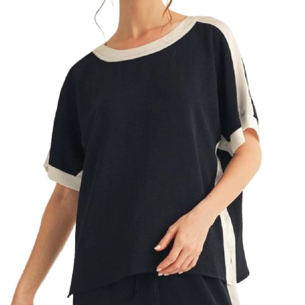 Black Dolman Sleeve Top - FINAL SALE