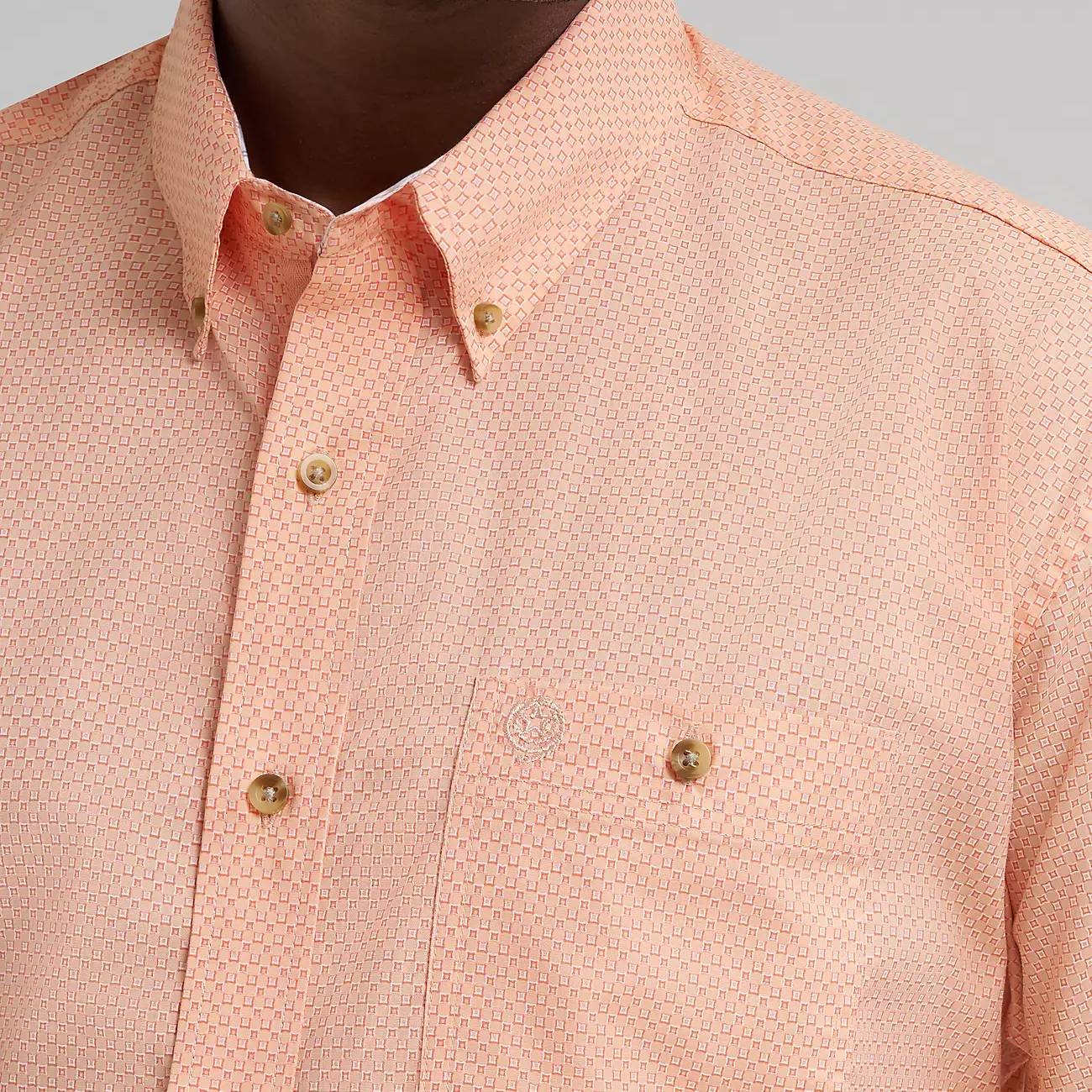 Wrangler Men's George Strait Geo Button Down Shirt - Image 3