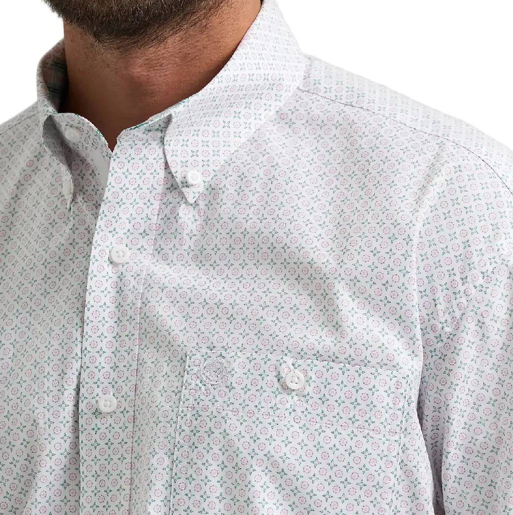Wrangler Men's George Strait Geo Button Down Shirt - Image 2